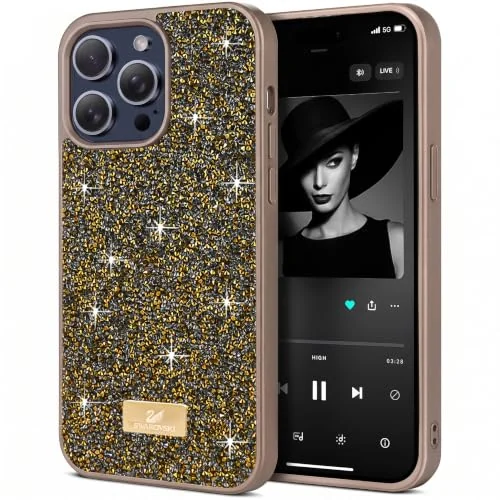 DL3 MOBILAK Case For iPhone 12/iPhone 12 Pro 6.1-inch Case Glitter, Sparkle Diamond Crystal Bling Case with Bling, Ultra Thin Lightweight Full Body Shockproof Anti-Scratch Protective Cover