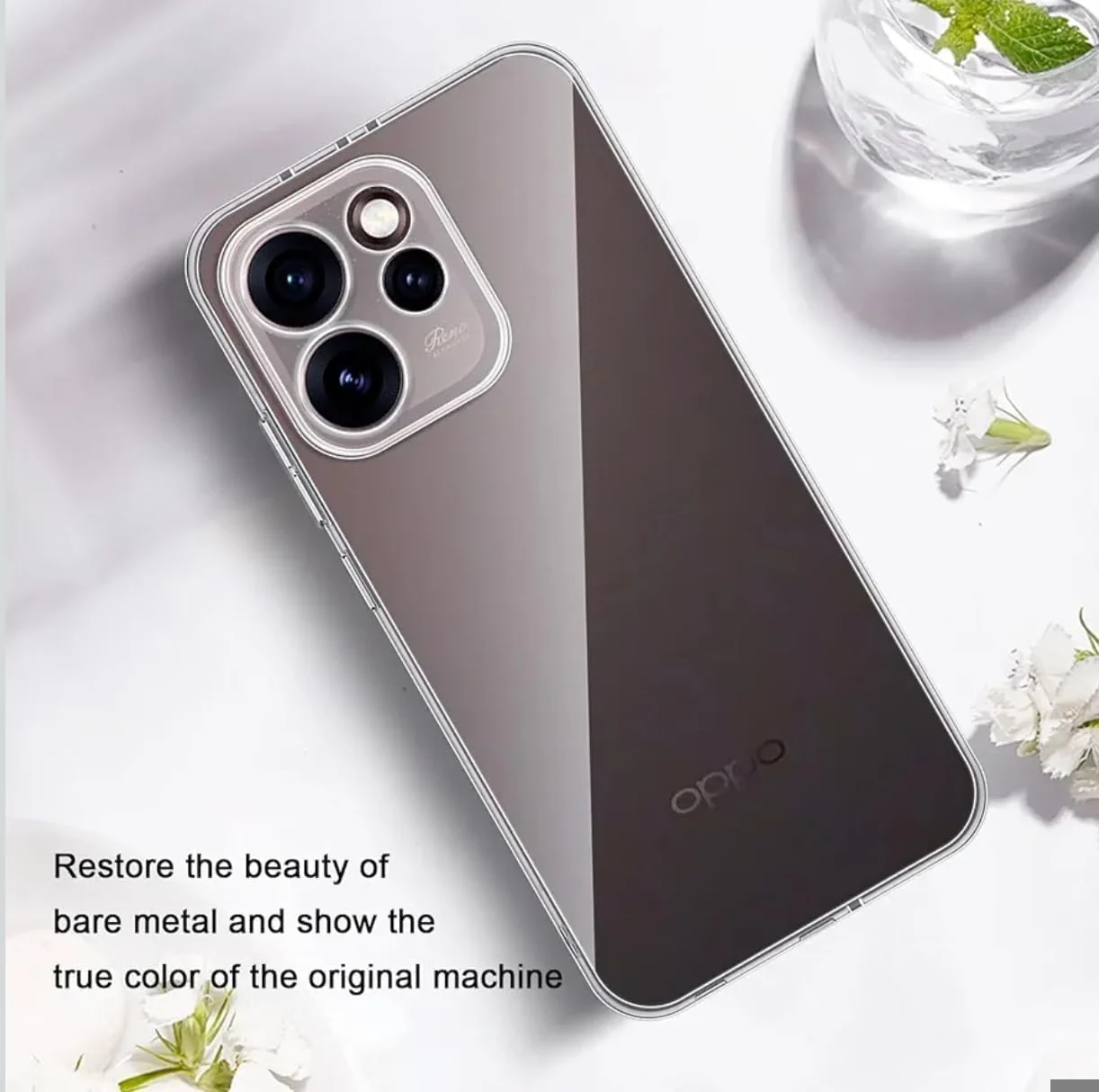 Mobigon Case Compatible with OPPO reno 15 pro, Case Crystal Soft TPU Gel Case Flexible Silicone Anti-Scratch Camera Protection TPU Cover - Clear