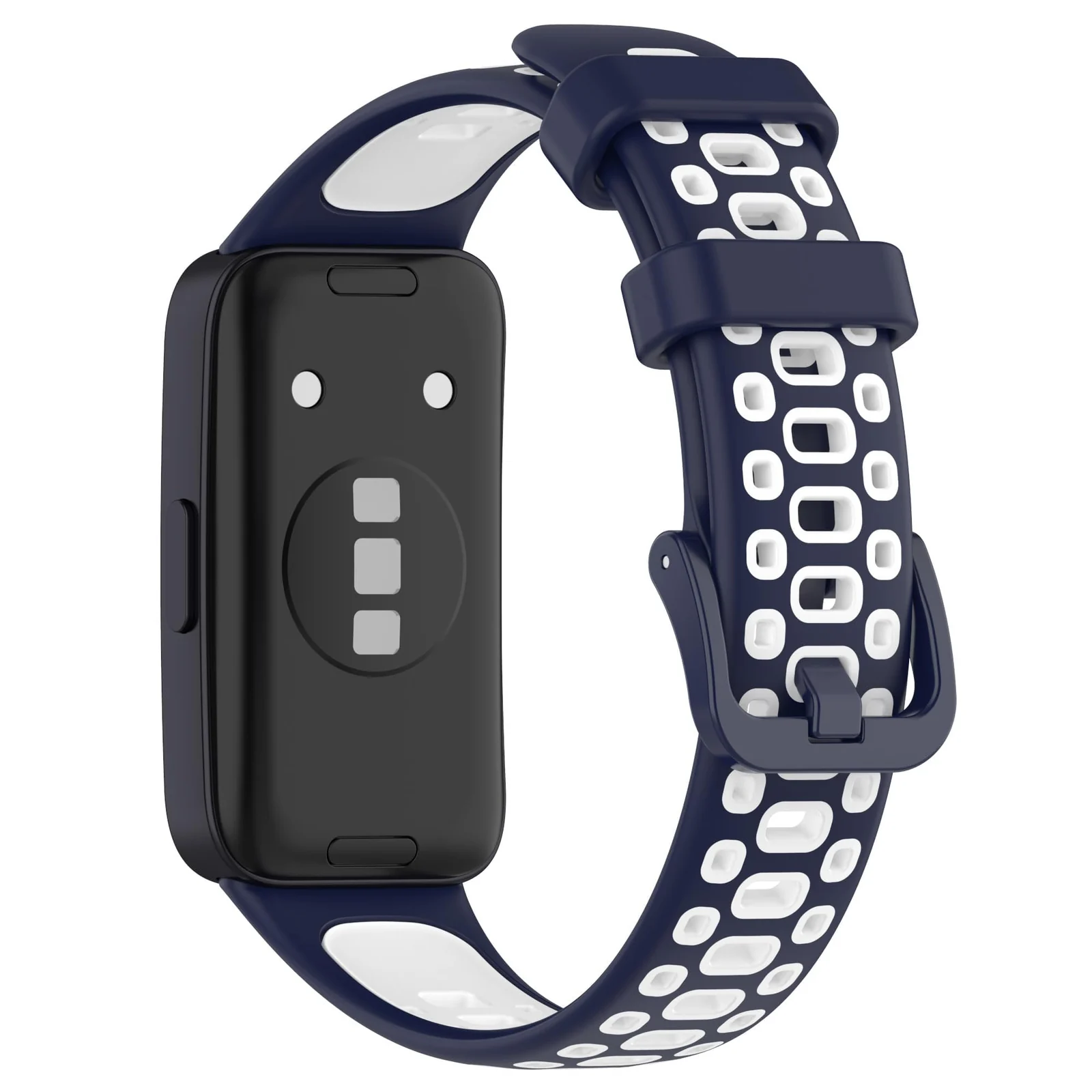 Dl3 Mobilak Strap for HUAWEI Band 8 Replacement Band, Silicone Belt, Soft, Waterproof, Sweatproof, Easy to Put on and Take Off, HUAWEI Band 8 Replacement Strap, Sport Band (Black)