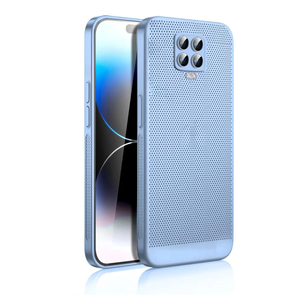 Xiaomi Redmi Note 9S / 9 Pro Max Heat Dissipation Case with Built-in Camera Lens Protector — DL3 Mobilak PC Protective Case for Xiaomi Redmi Note 9S / 9 Pro Max, Supports wireless charging, Camera protection, Shock-absorbing protection