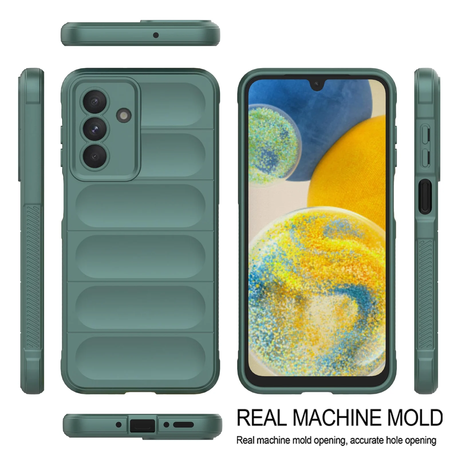 DL3 Mobilak Rugged Protective Case for Samsung Galaxy A26, Camera protection, Shock-absorbing protection, Non-slip grip - Green