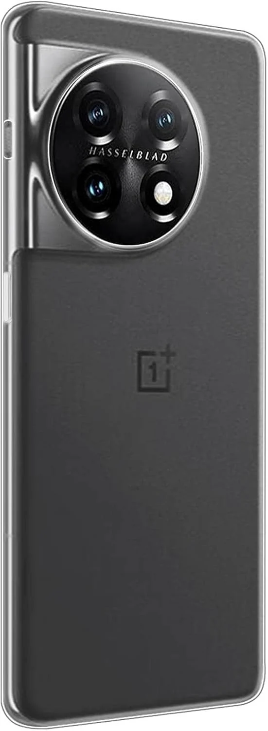 DL3 Mobilak Case Compatible with OnePlus 11 5G Case Crystal Soft TPU Gel Case Flexible Silicone Anti-Scratch Camera Protection TPU Cover - Clear