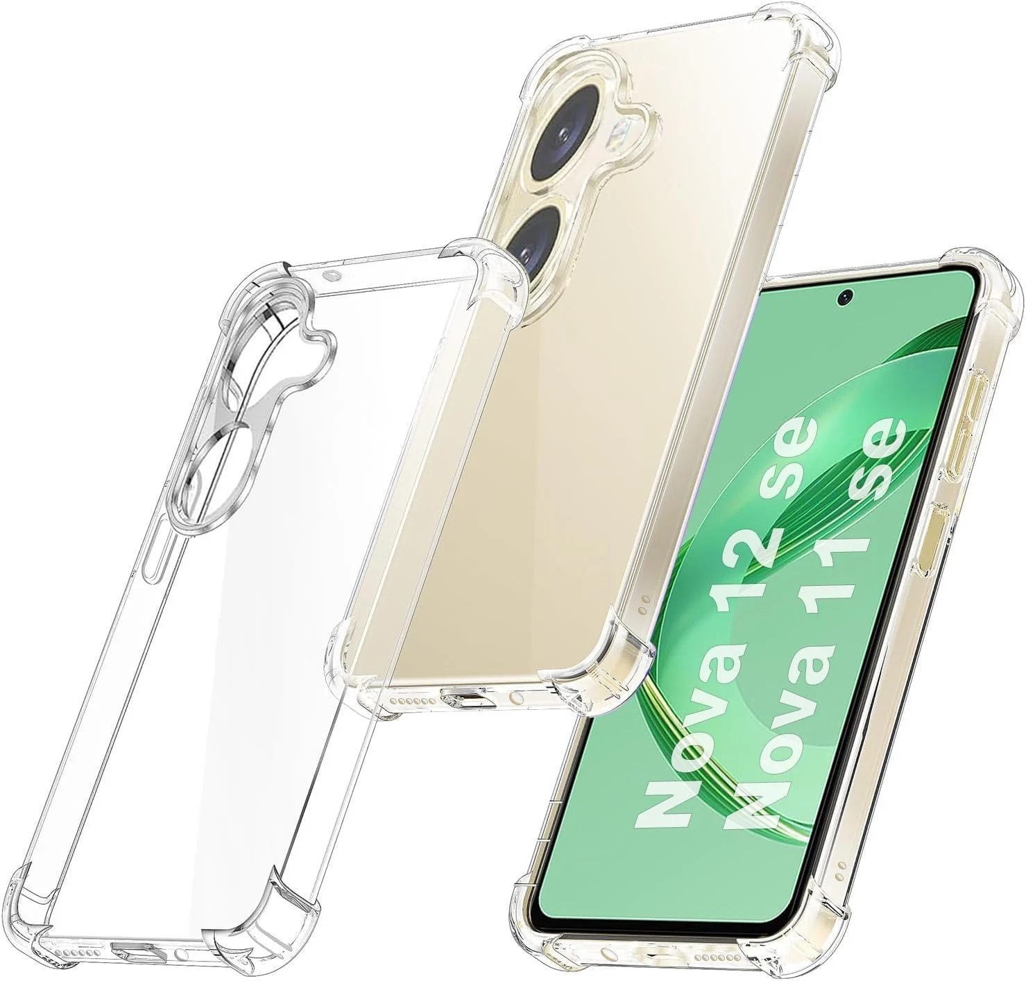 DL3 Mobilak Clear TPU Case for Huawei Nova 12 SE / Nova 11 SE, Camera protection, Shock-absorbing protection, Scratch-resistant surface - Clear