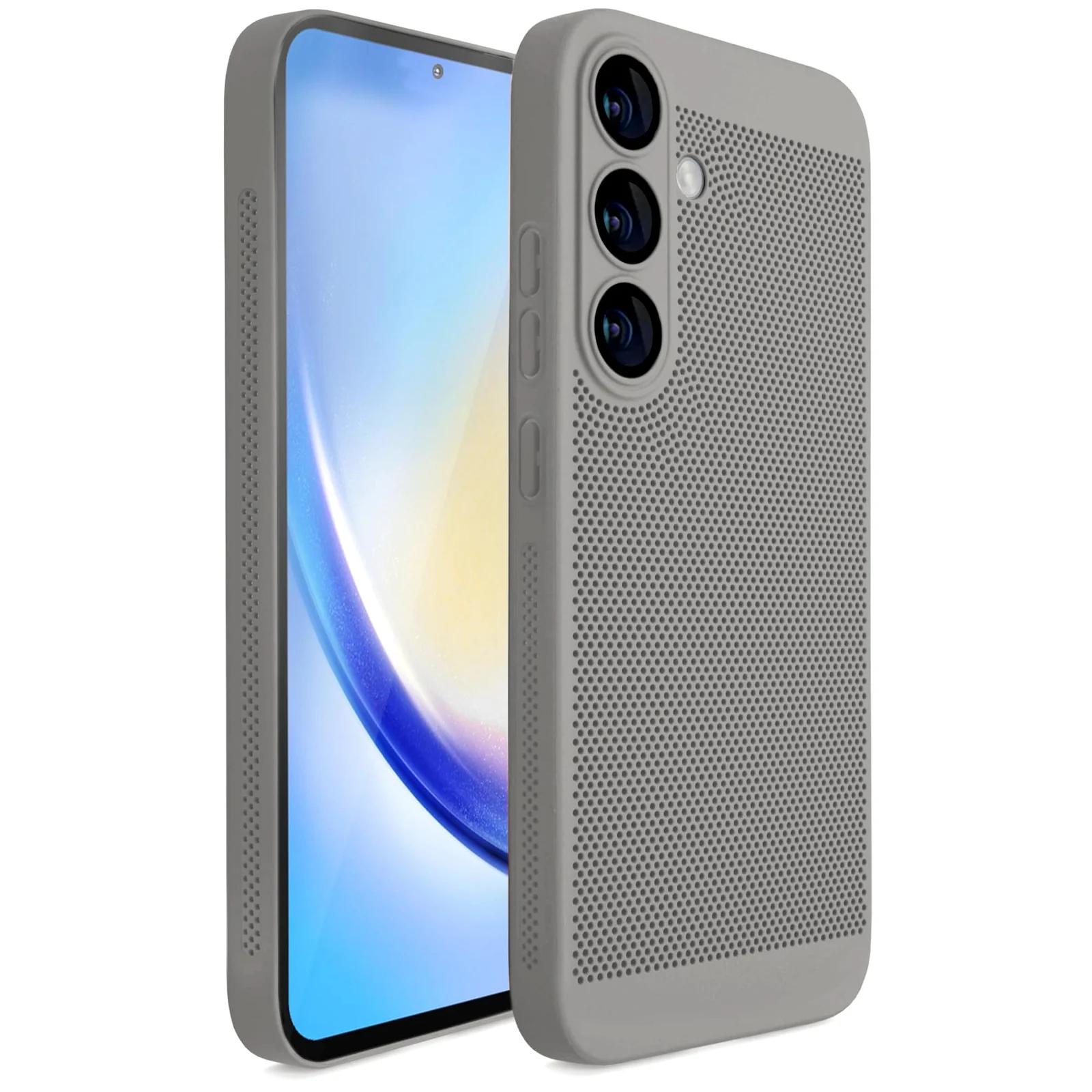 Samsung Galaxy A35 5G Heat Dissipation Case with Built-in Camera Lens Protector — DL3 Mobilak PC Protective Case for Samsung Galaxy A35 5G, Supports wireless charging, Camera protection, Shock-absorbing protection