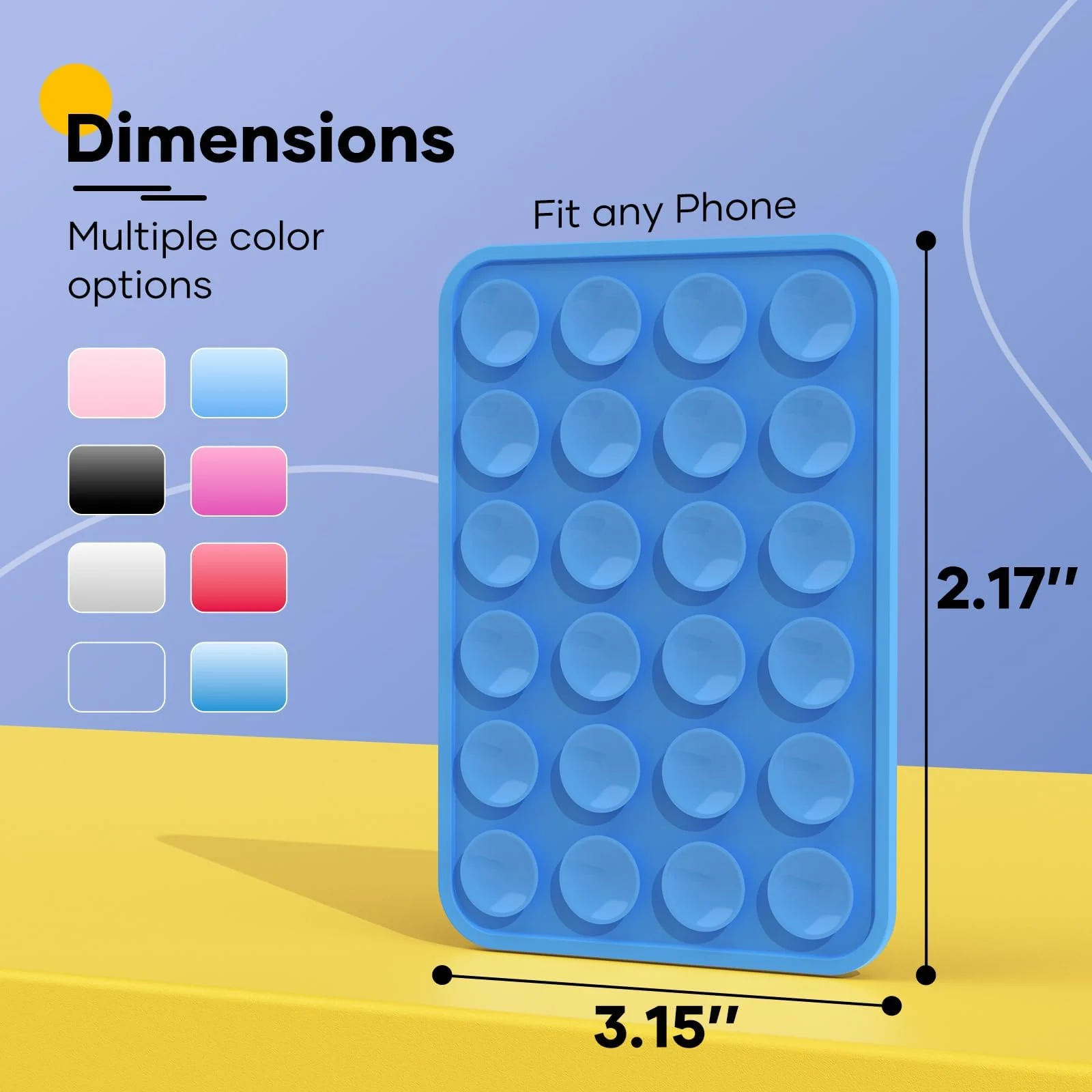 DL3 Mobilak Soft Silicone Protective Case for Cellphone - Sky Blue