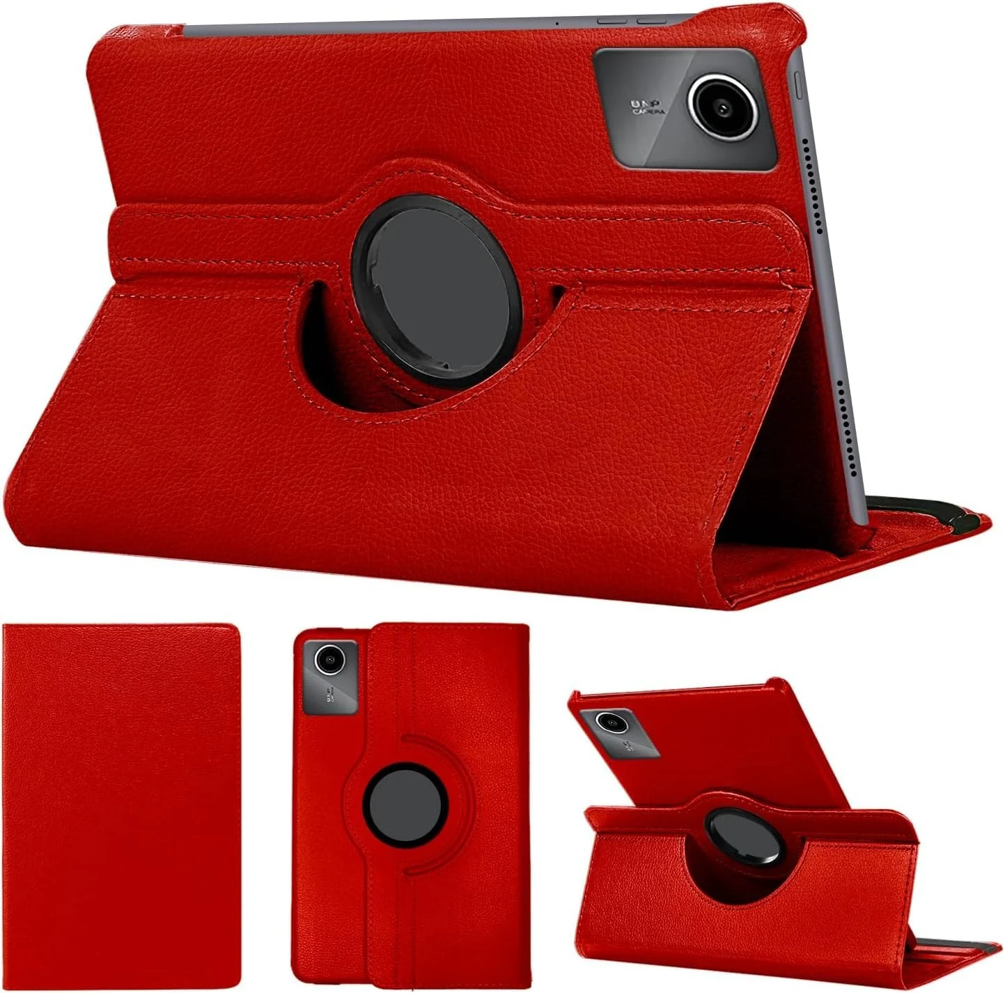 "DL3 Mobilak Protective Cover for Lenovo Tab M11/Tab K11 LTE 11"" 2024, 360° Rotatable Smart Stand, Leather Folio Flip Cover with Multi-Angle Viewing, Auto Wake Sleep"