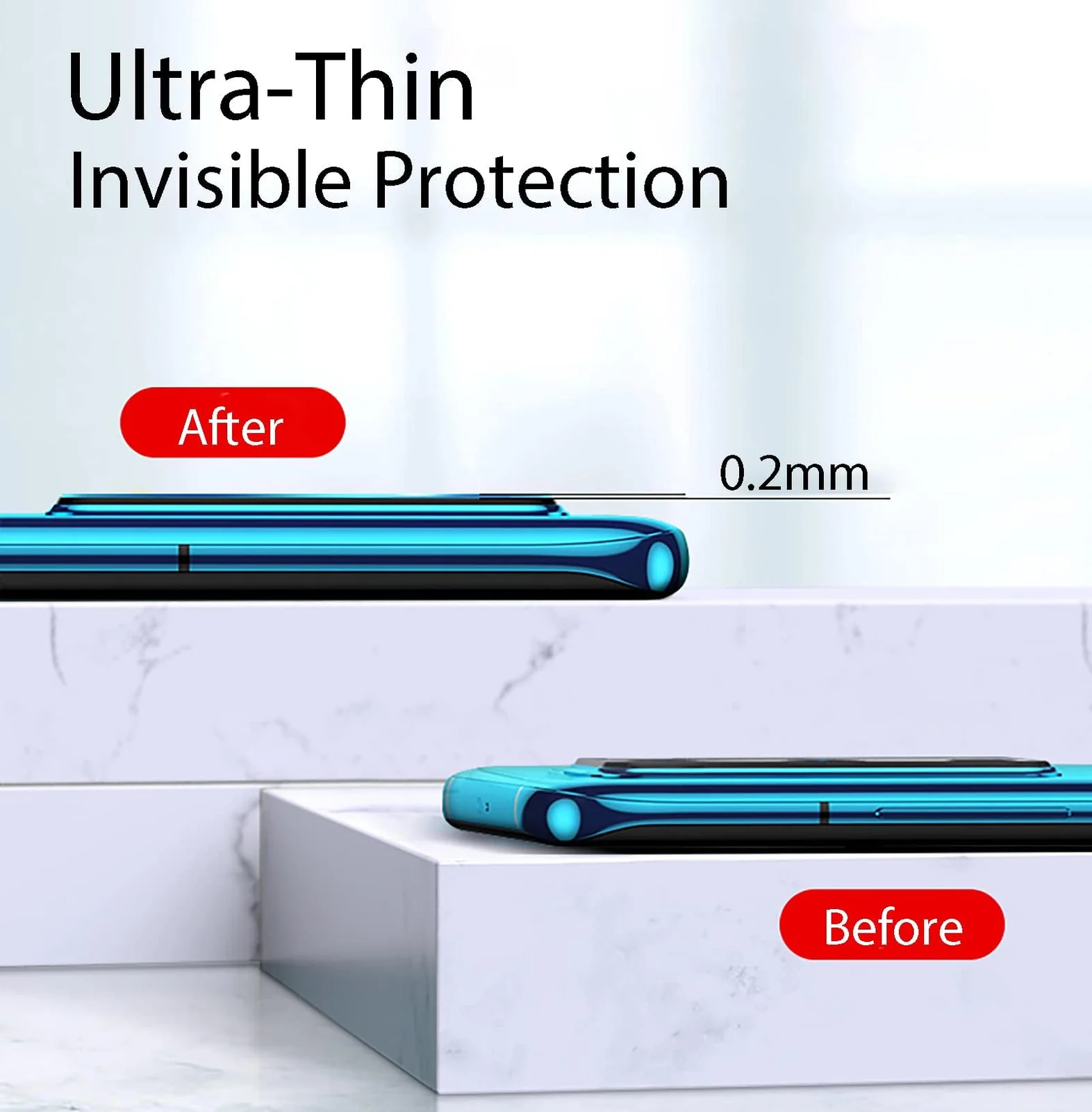 DL3 Mobilak OPPO Reno 8 Pro 5G Camera Protector Tempered Glass Screen Protector HD [Full Coverage][Anti-Scratch] Drop Protection Ultra Clear/Thin Lens Protector Case - Black