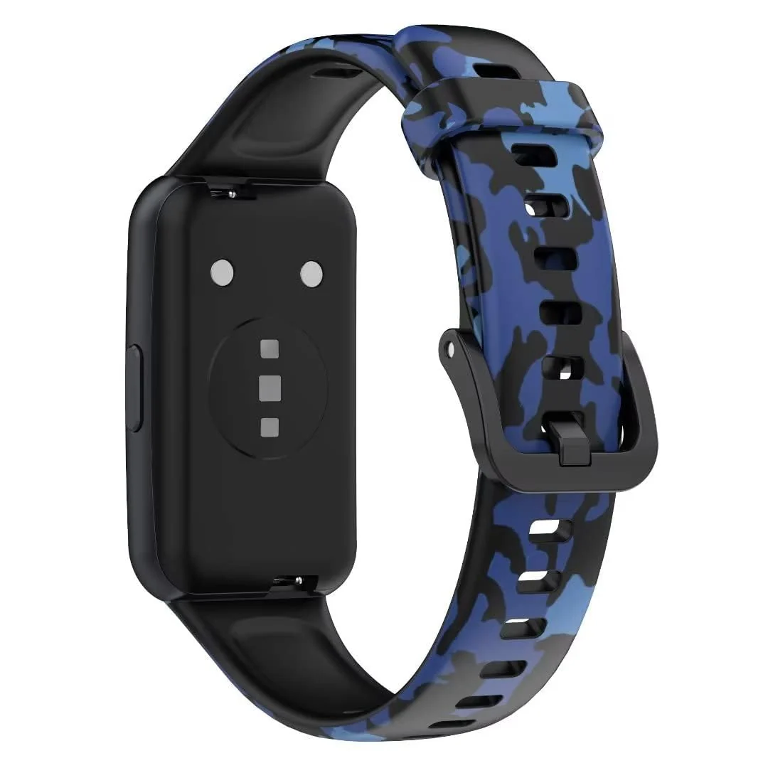 Huawei Watch Fit — DL3 Mobilak Silicone Strap for Huawei Watch Fit, Soft Band Ultra-Light Waterproof Durable Adjustable Replacement Wristband