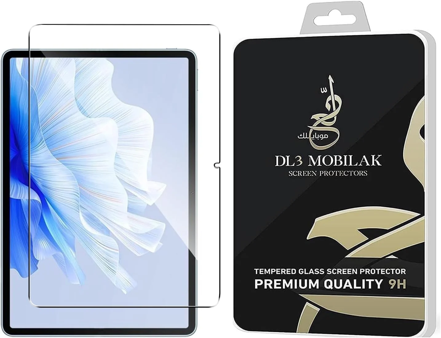 "DL3 Mobilak Screen Protector For Huawei Matepad Air 11.5/Matepad Air 11.5"" S Tablet Tempered Glass Film [HD Crystal ] [Easy Installation] [Scratch Resistant] [9H Hardness] - Clear"