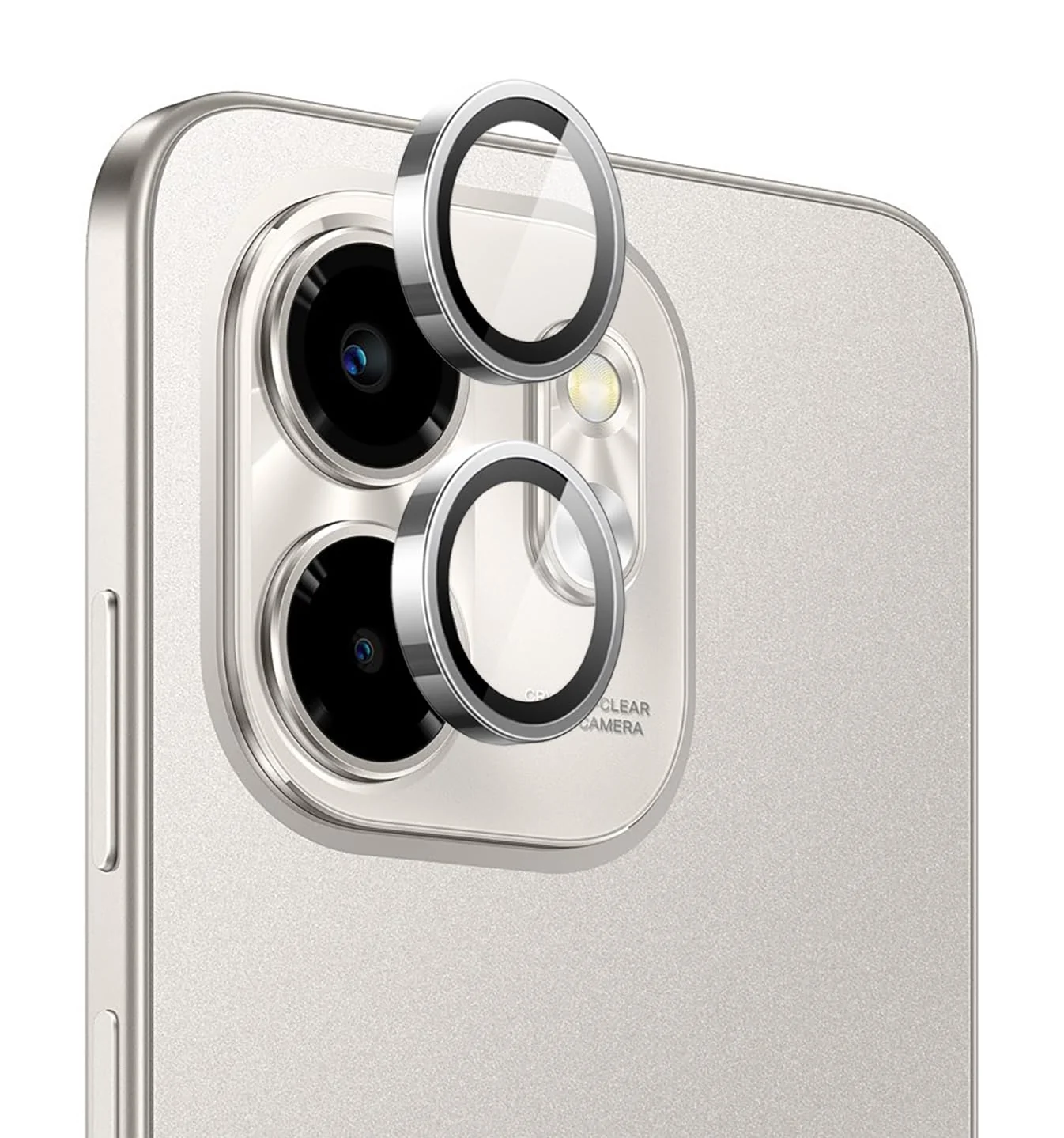 DL3 Mobilak Camera Lens Protector for Infinix Smart 9 Accessories, 9H Tempered Glass Metal Individual Ring Camera Cover Screen Protector, Case Friendly, Anti Scratch
