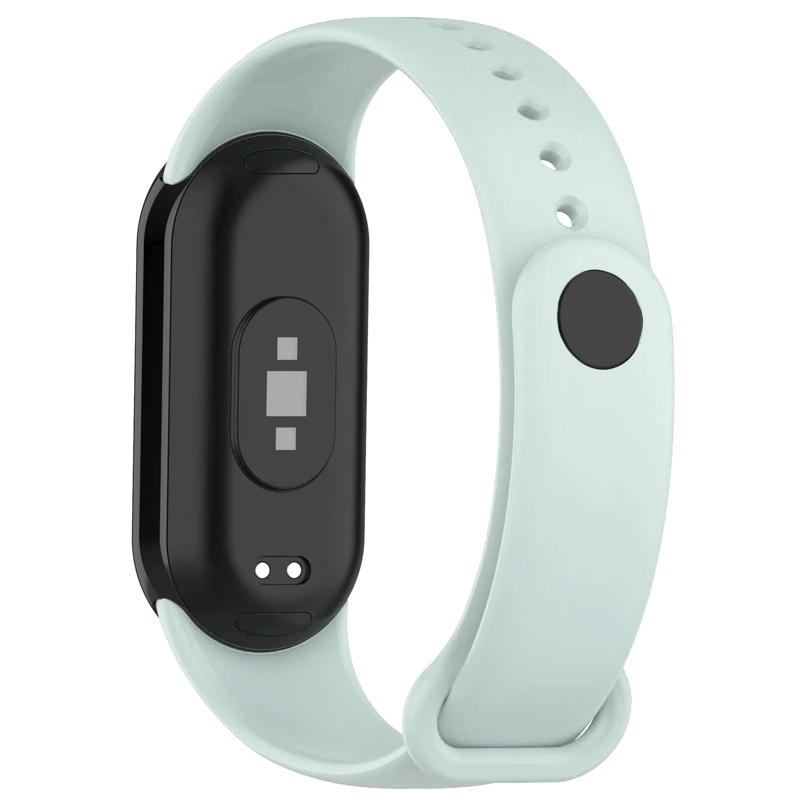 DL3 Mobilak Band Compatible with Xiaomi Mi Band 10/9/8 Replacement Strap, Silicone Skin-Friendly Wrist Strap Adjustable Sports Wristbands for Women Men Xiaomi Smart Band 8/9/10 - Black
