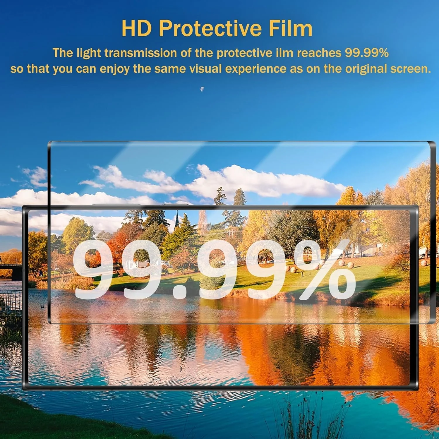 DL3 Mobilak Screen Protector for Samsung Galxay Note 20 Ultra, Tempered Glass Screen Saver Premium HD Protective, Scratch Resistant, NO-Bubble, 9H Hardness, Full Coverage Film - Clear