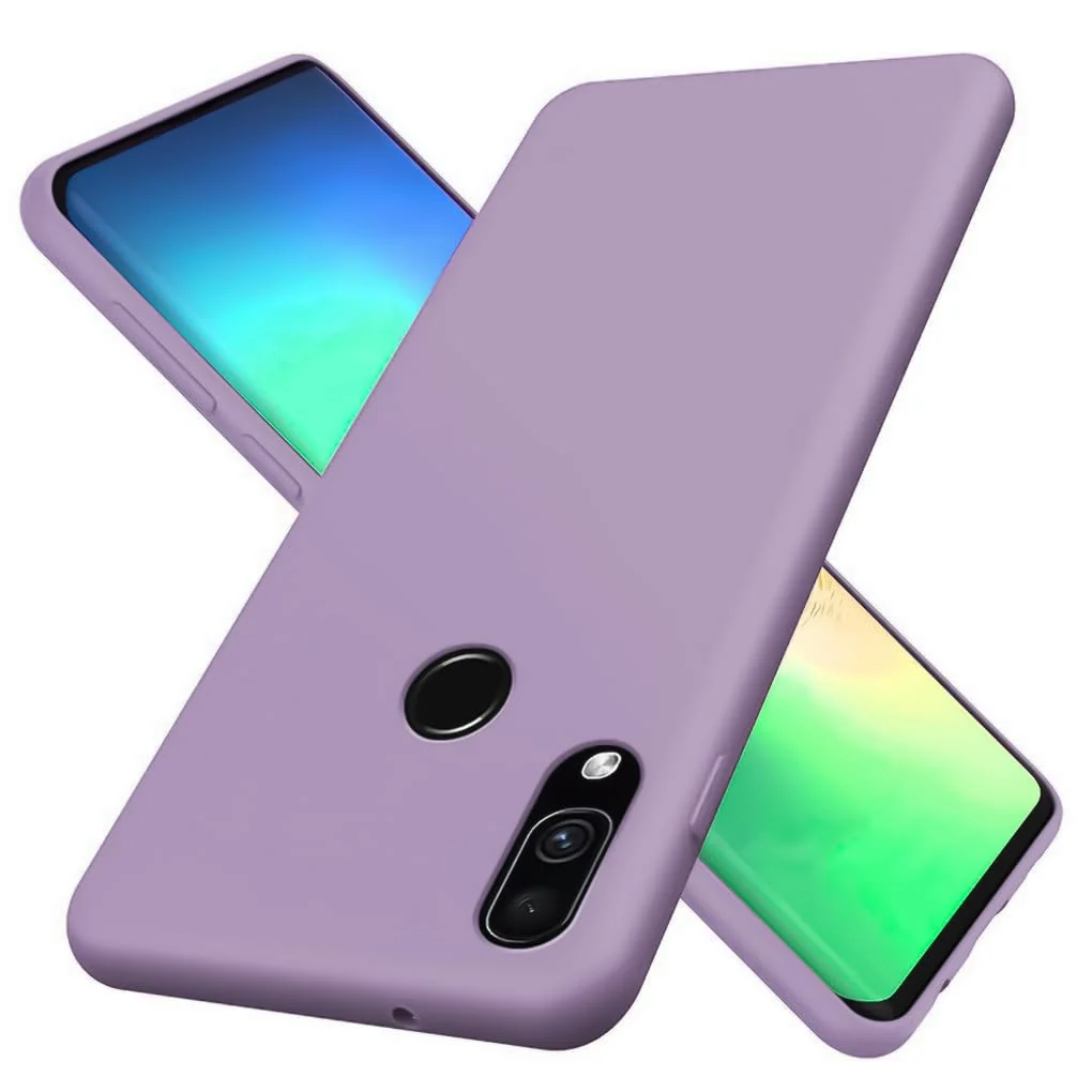 DL3 Mobilak Silicone Protective Case for Huawei nova 3i, Shock-absorbing protection, Scratch-resistant surface, Soft microfiber lining - Lavender