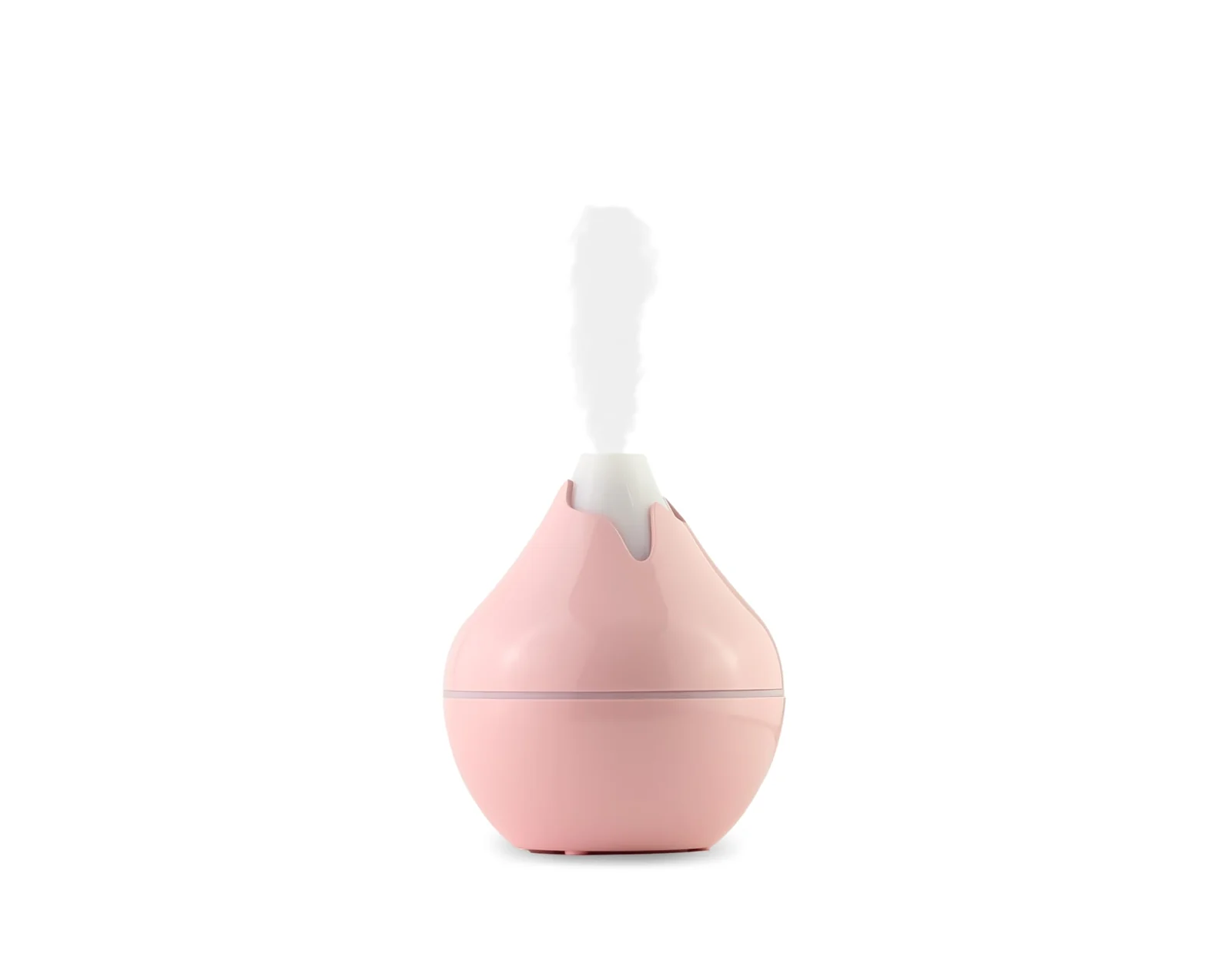 mobigon Wood Cool Mist Ultrasonic Humidifier for Room Moisture, Aroma Diffuser for Home, 200ml Essential Oil Diffuser with 7 Colorful Night Light, Auto Shut-Off, Home, Office, car (A.White)