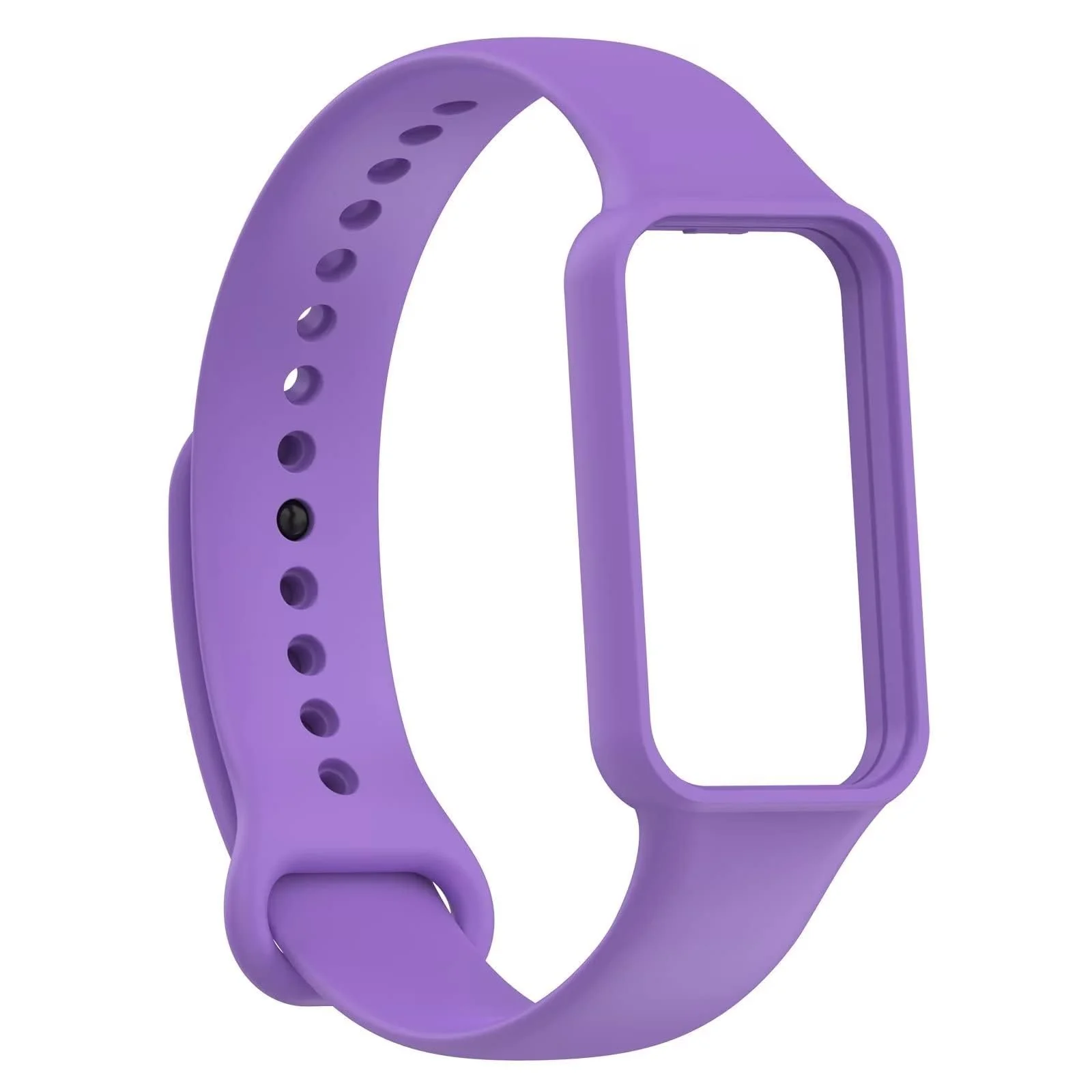 DL3 Mobilak Sport Band Compatible With Amazfit Band 7 Fitness Tracker Replacement Strap Soft Silicone Wristband Bracelet For Amazfit Band7 - Purple