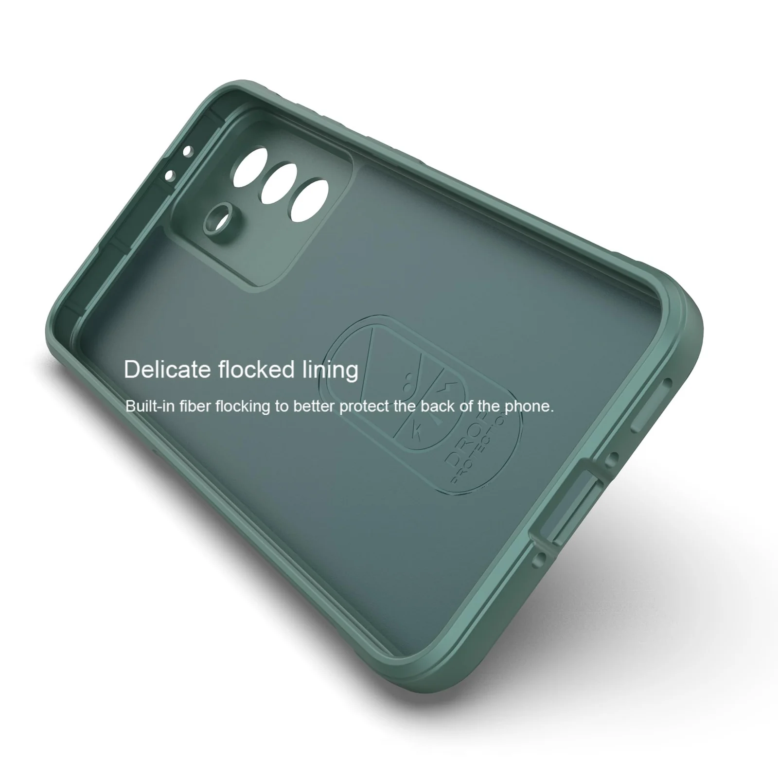 DL3 Mobilak Soft Silicone Protective Case for Samsung Galaxy A36 / Samsung Galaxy A56 with Camera Protection - Green