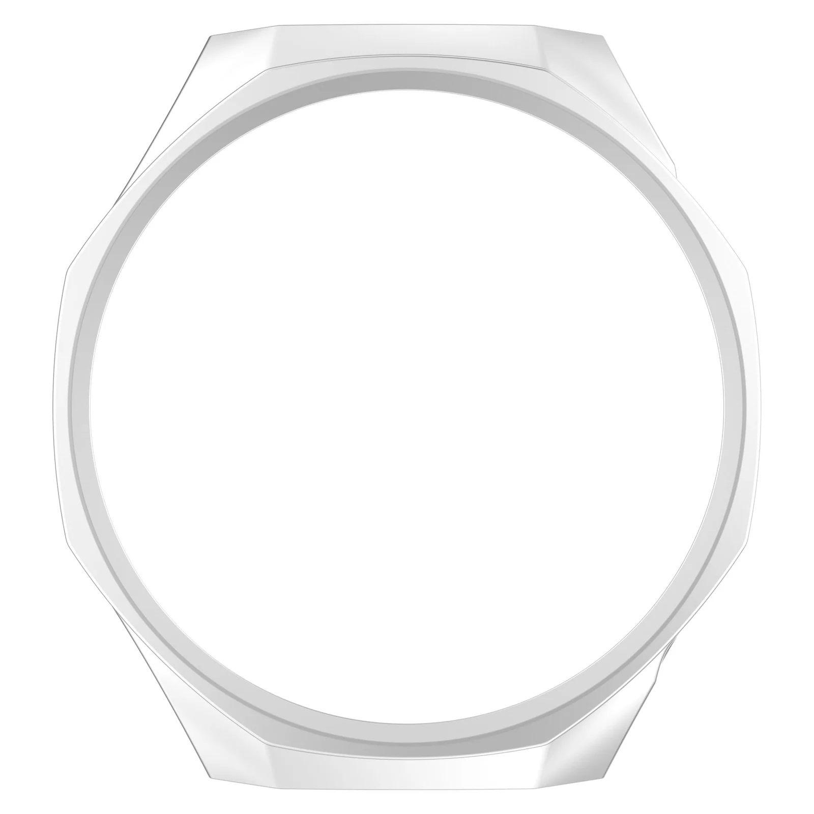 DL3 Mobilak Coverage Case with No Screen Protector Compatible with Huawei Watch GT 5 Pro 46MM, Disscool PC and Real Glass Protective Case Cover Compatible with Huawei Watch GT5 Pro 46MM - Silver