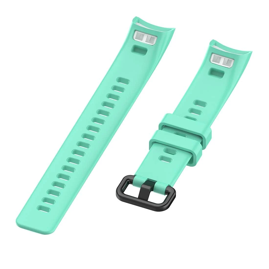 DL3 Mobilak Compatible for Honor Band 5/Honor Band 4 Strap, Soft Silicone Sport Wristband Adjustable Accessory Bracelet Replacement Band for Honor Band 5/Band 4 (Mint) - Mint Green