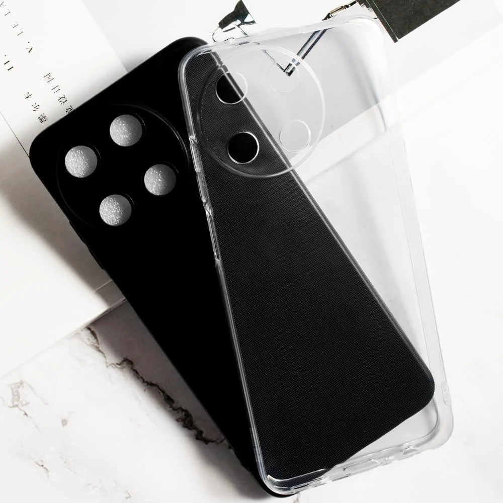 DL3 Mobilak Case Compatible with realme 11 4G Case Crystal Soft TPU Gel Case Flexible Silicone Anti-Scratch Camera Protection TPU Cover - Clear