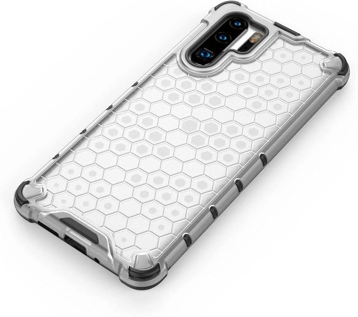 DL3 Mobilak Clear PC and TPU Protective Case for Huawei P30 Pro with Shockproof Design - Clear