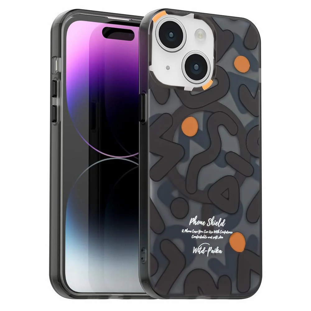 DL3 Mobilak Matte MagSafe-Compatible Magnetic Case for iPhone 13 / iPhone 14 with Camera Protection and Shockproof Design