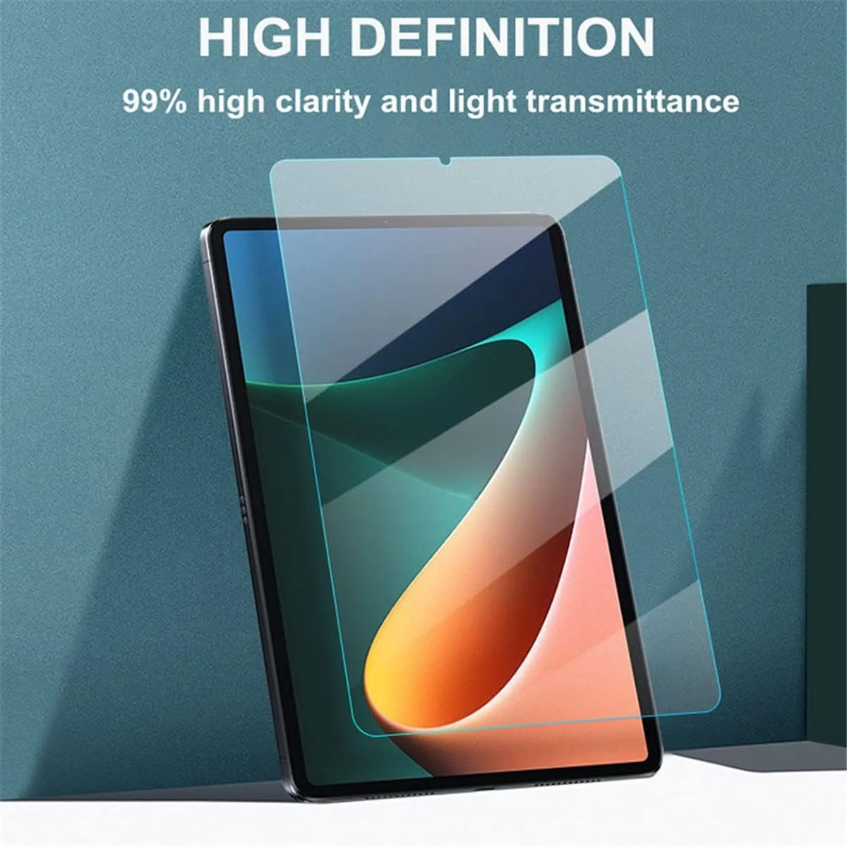 DL3 Mobilak Screen Protector For Xiaomi Pad 5 / Xiaomi Mi Pad 5 Pro 11 inch Tablet Tempered Glass Film [HD Crystal ] [Easy Installation] [Scratch Resistant] [9H Hardness] - Clear