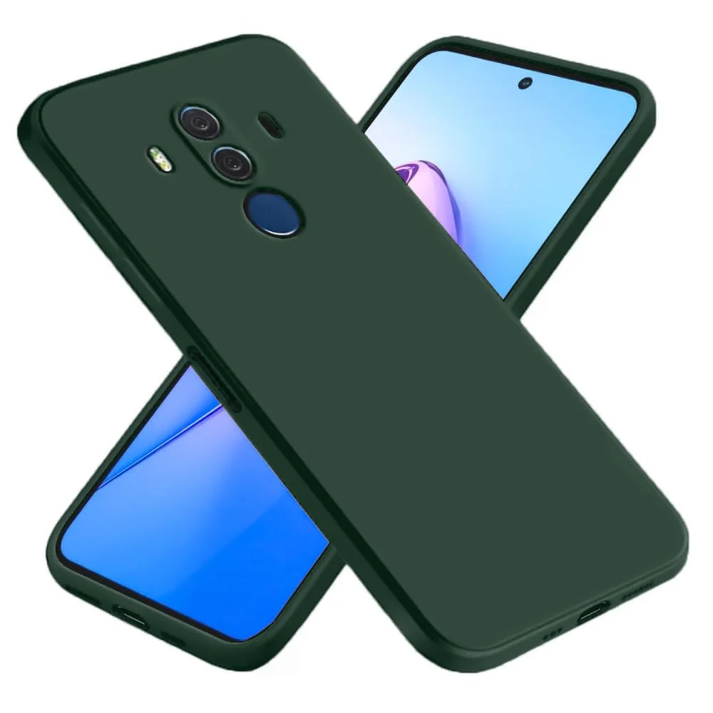 Dl3 Mobilak Huawei Mate 10 Pro Case,Soft Flexible Silicone Gel Rubber Bumper Cover,Full Body Shockproof Protective Phone Case (Cashmere)