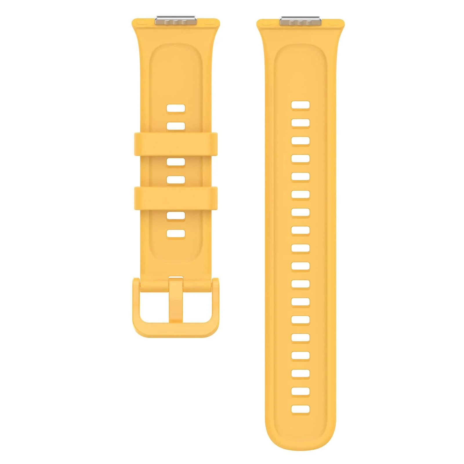 DL3 Mobilak Silicone Watch Strap Compatible With Huawei Watch Fit 2, Sport Band Wristband Bracelet - Yellow