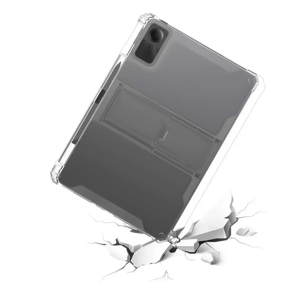 DL3 Mobilak Transparent Stand Case for Honor Pad X9/Honor Pad X8 Pro 11.5 Inch (2023) Tablet Shockproof, Thin Slim Lightweight Anti-Yellowing Bumper, Kickstand Cover, with Pencil Holder - Clear