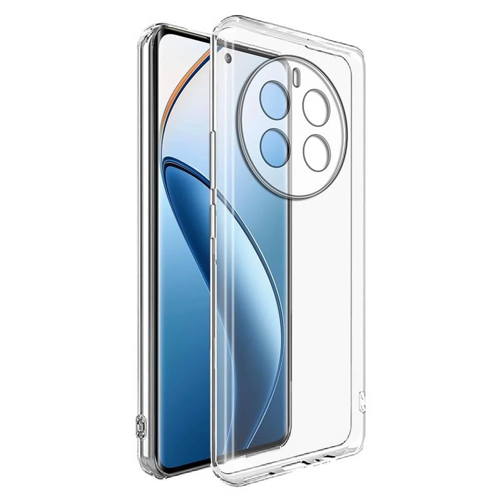 DL3 Mobilak Case Compatible with realme 12 Pro & realme 12 Pro+ Plus 5G Case Crystal Soft TPU Gel Case Flexible Silicone Anti-Scratch Camera Protection TPU Cover - Clear