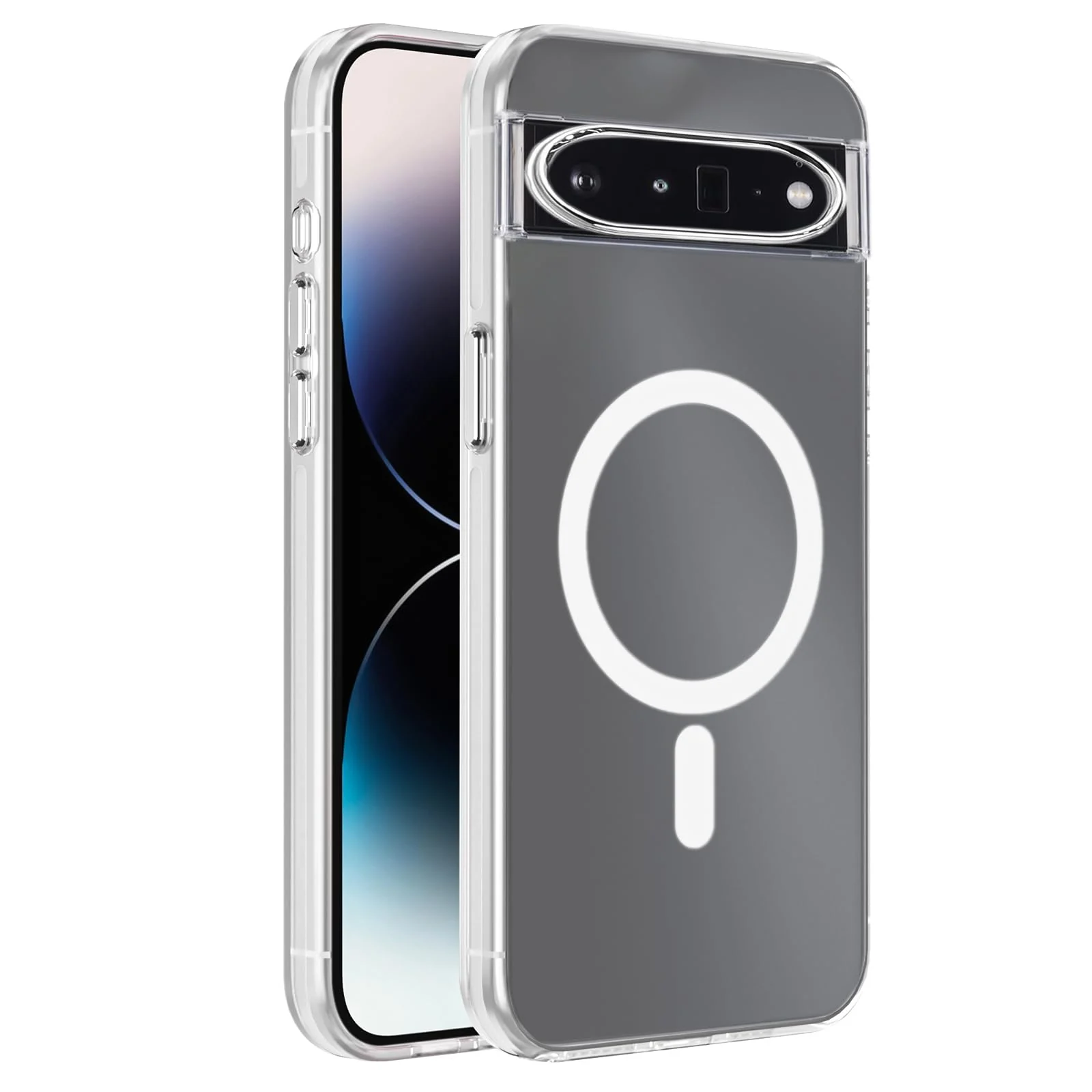 DL3 Mobilak Case For Google Pixel 6 Pro Case Crystal [Not Compatible with MagSafe] Soft TPU Gel Case Flexible Silicone Anti-Scratch TPU Cover - Clear