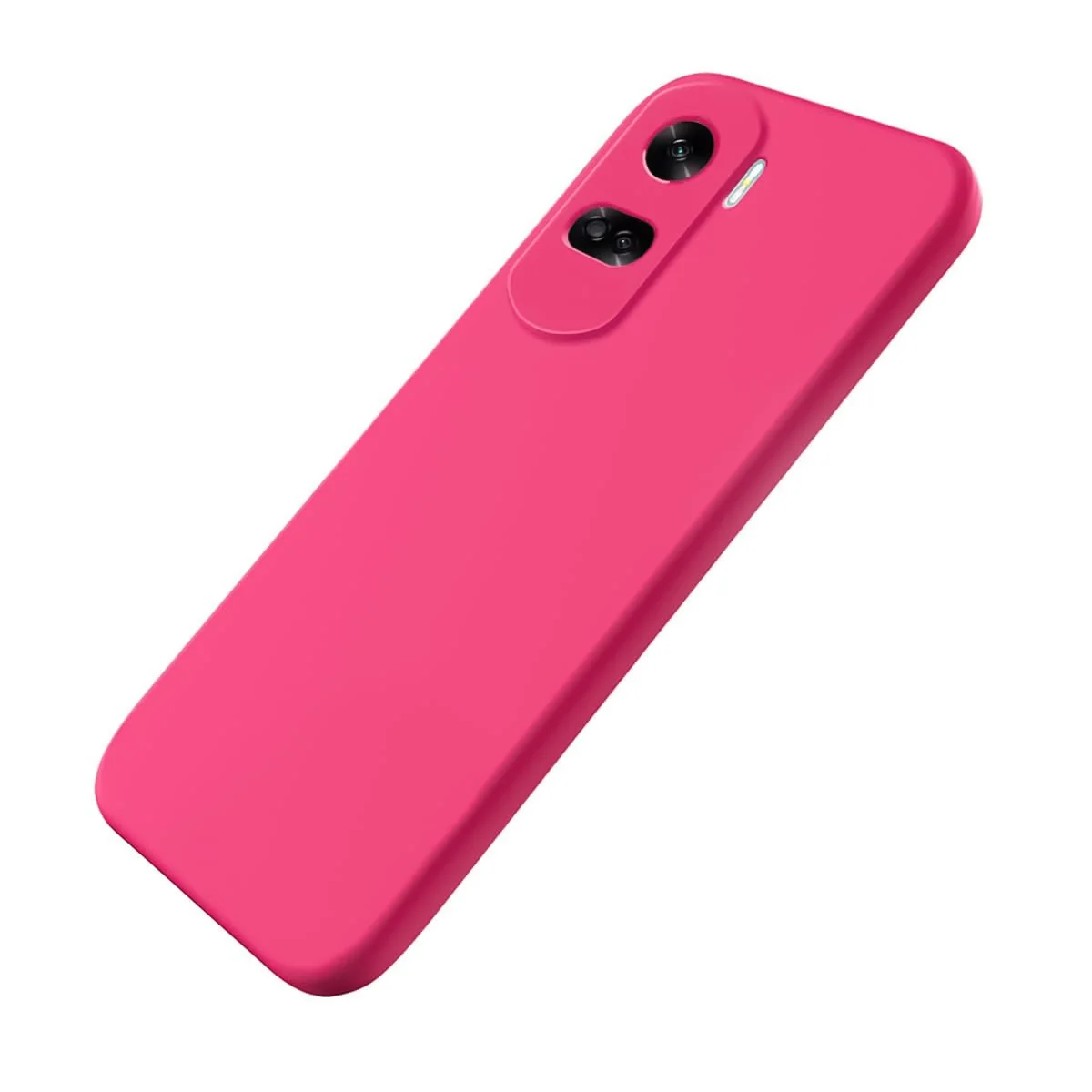 DL3 Mobilak Honor 90 Lite Case, Soft Flexible Silicone Gel Rubber Bumper Cover, Full Body Shockproof Protective Phone Case - Hot Pink