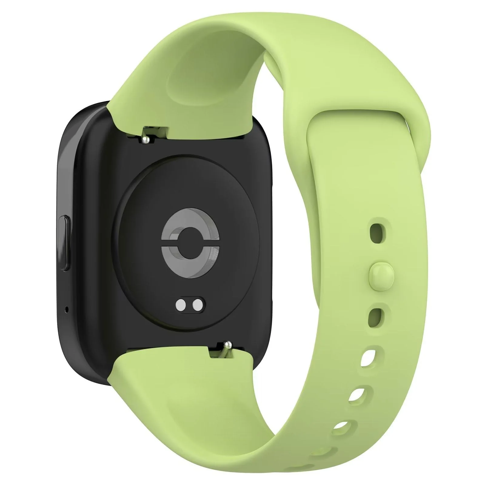 DL3 Mobilak Strap Silicone Compatible With Xiaomi Redmi Watch 3 Active/Redmi Watch 3 Lite, Sport Silicone Watch Band Wrist Strap, Bracelet Wristband Wrist Strap - Lime