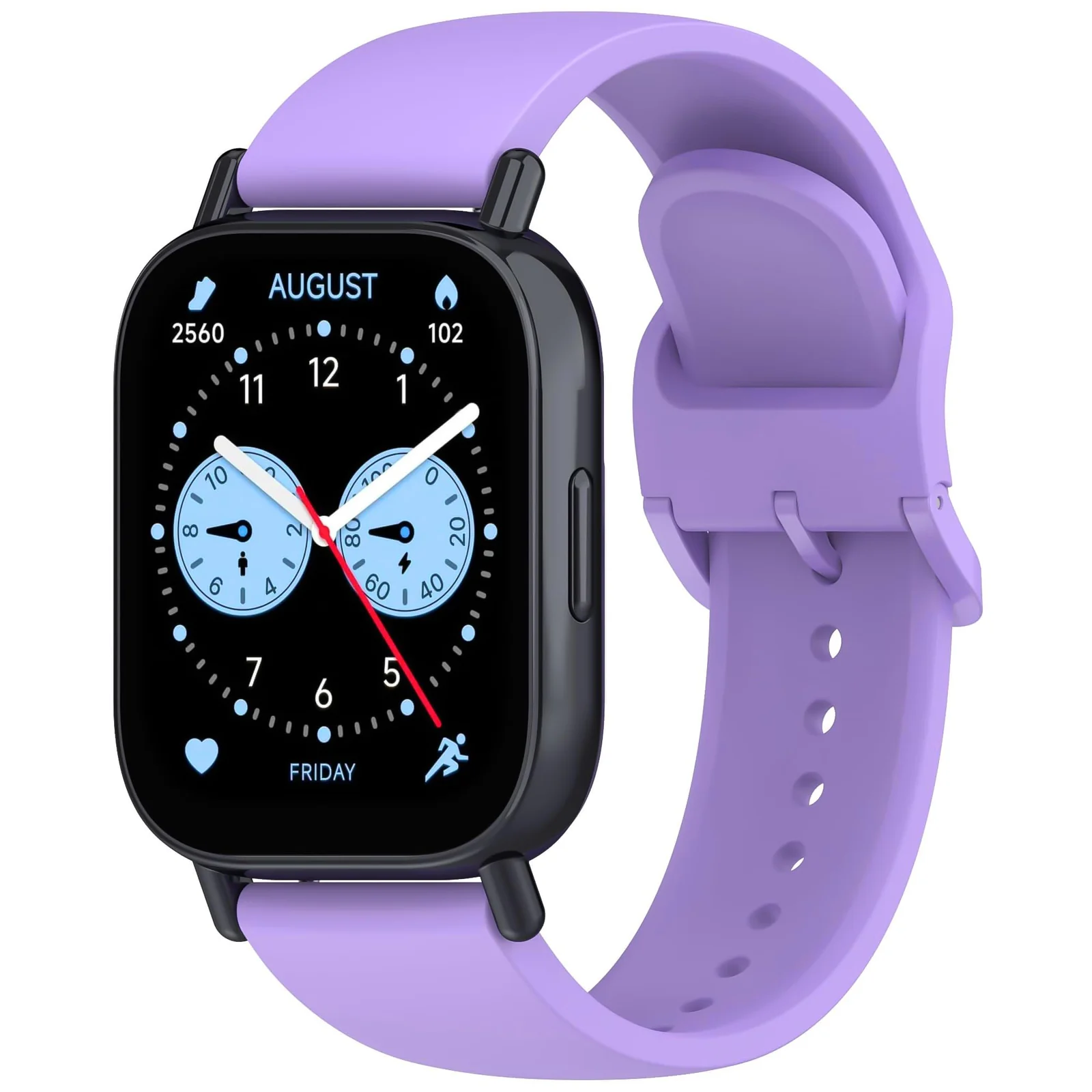 DL3 Mobilak Straps Compatible with Xiaomi Redmi Watch 5 Active/Redmi Watch 5 Lite Bracelet, 22mm Soft Silicone Replacement Band Sports Strap Wristbands [Wear-resistant] [breathable] - Light Purple