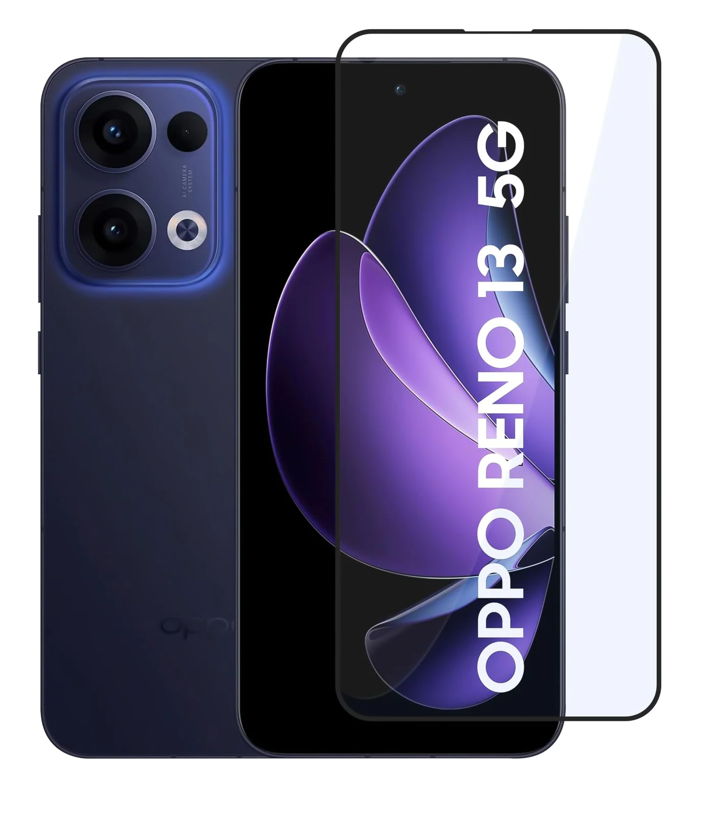 DL3 Mobilak for OPPO Reno 13 5G / OPPO Reno13 5G Tempered Glass Screen Protector, 9H Hardness Anti-Scratch Tempered Glass flim, Case Friendly - Clear