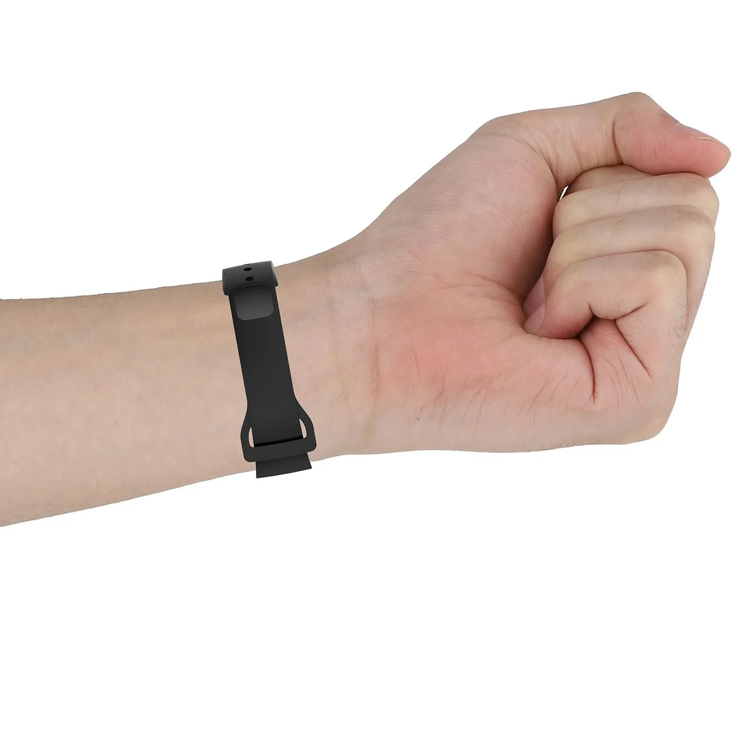 DL3 Mobilak Smart Watch Strap for Xiaomi Mi Band 4C & Redmi Smart Band, Sport Silicone Watch Band Wrist Strap, Replacement Bracelet Wristband Wrist Strap - Black