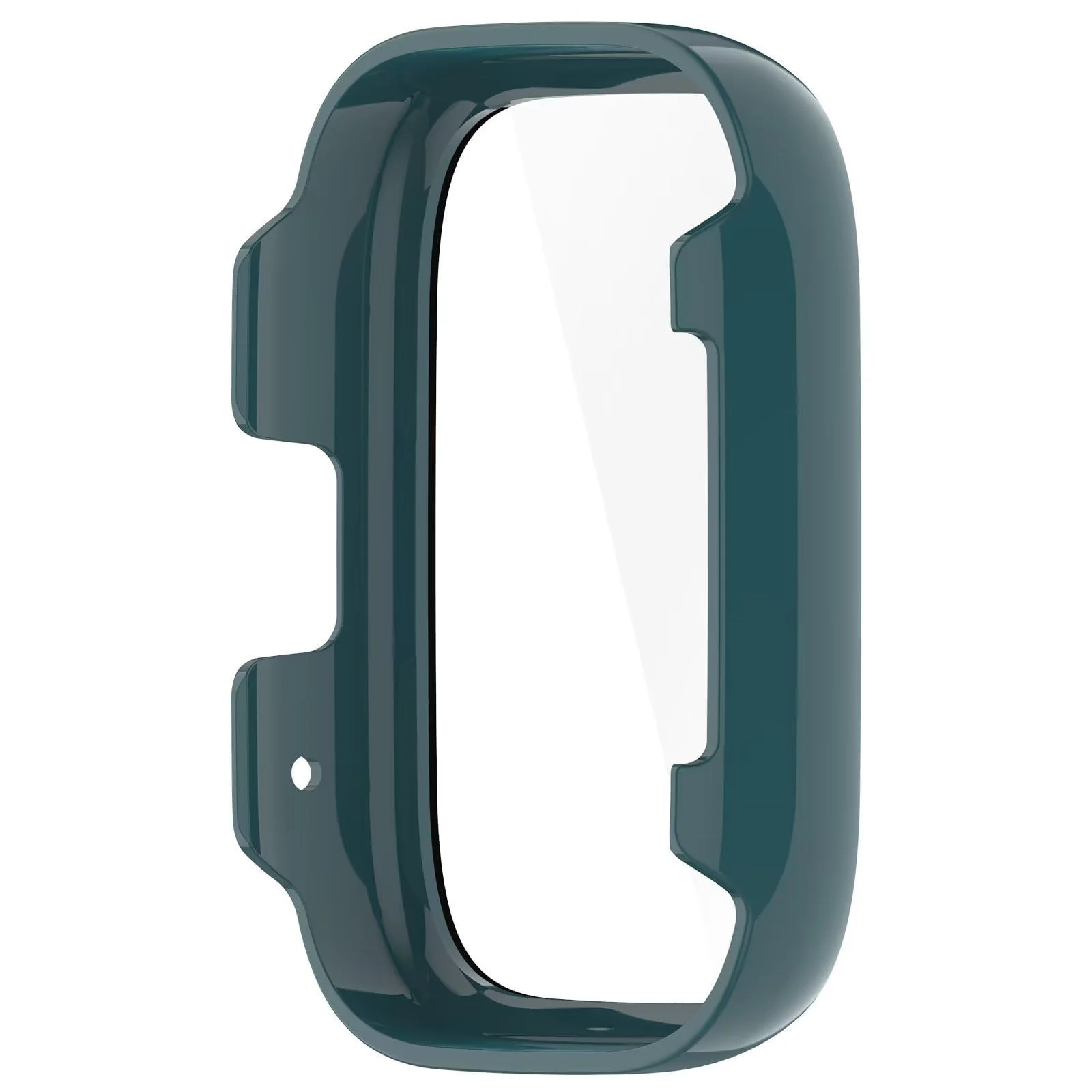 DL3 MOBILAK Full-Coverage Watch Case with Tempered Glass for Xiaomi Redmi Watch 3 Active / Redmi Watch 3 Lite, Green
