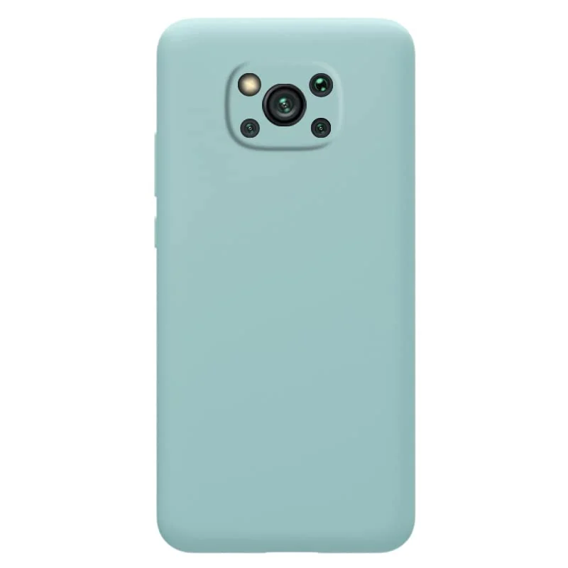 Dl3 Mobilak Xiaomi Poco X3 / Poco X3 pro Case,Soft Flexible Silicone Gel Rubber Bumper Cover,Slim Fit Full Body Shockproof Protective Phone Case (Purple)