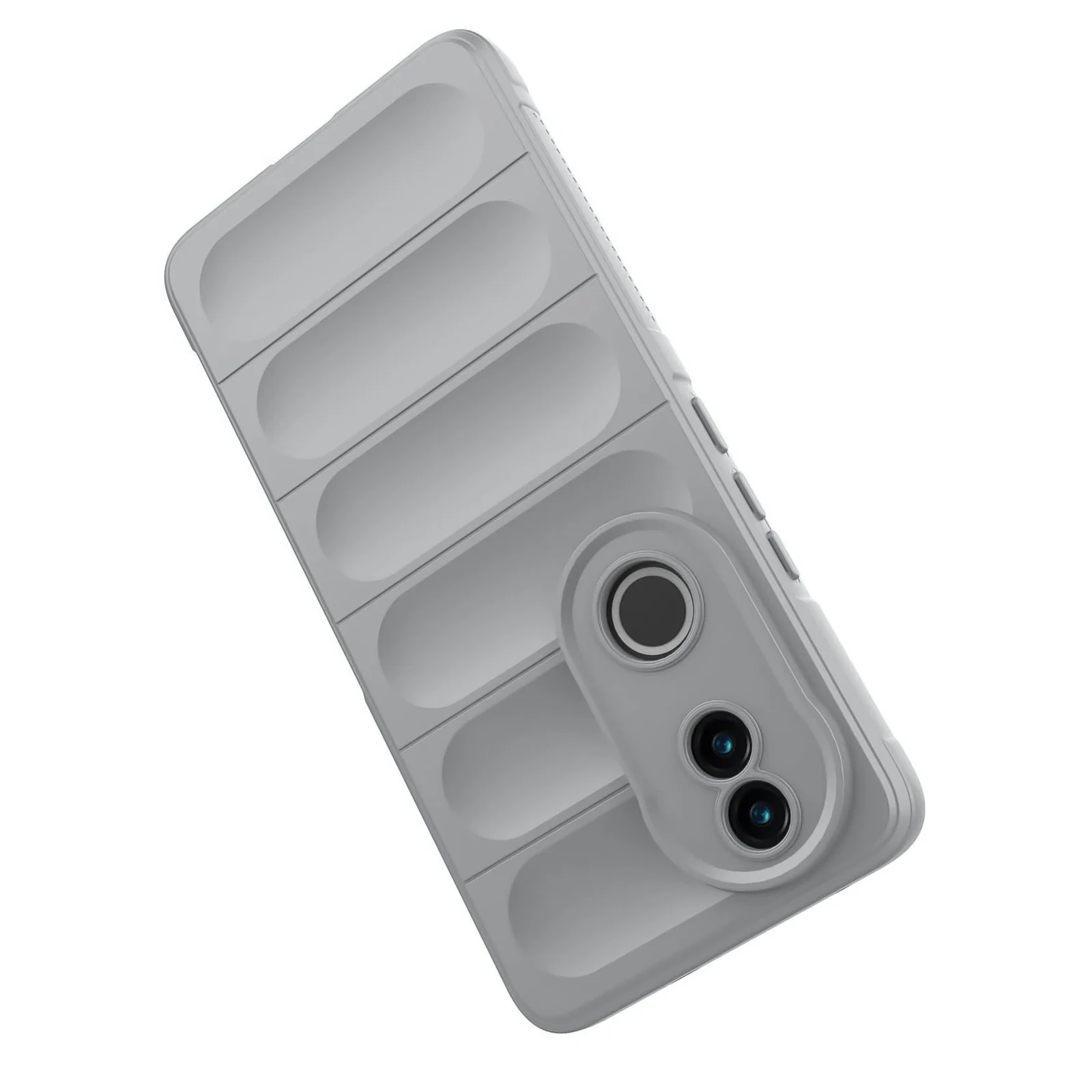 DL3 Mobilak Soft Silicone Protective Case for vivo V50 5G, vivo V50E with Camera Protection and Shockproof Design - Gray