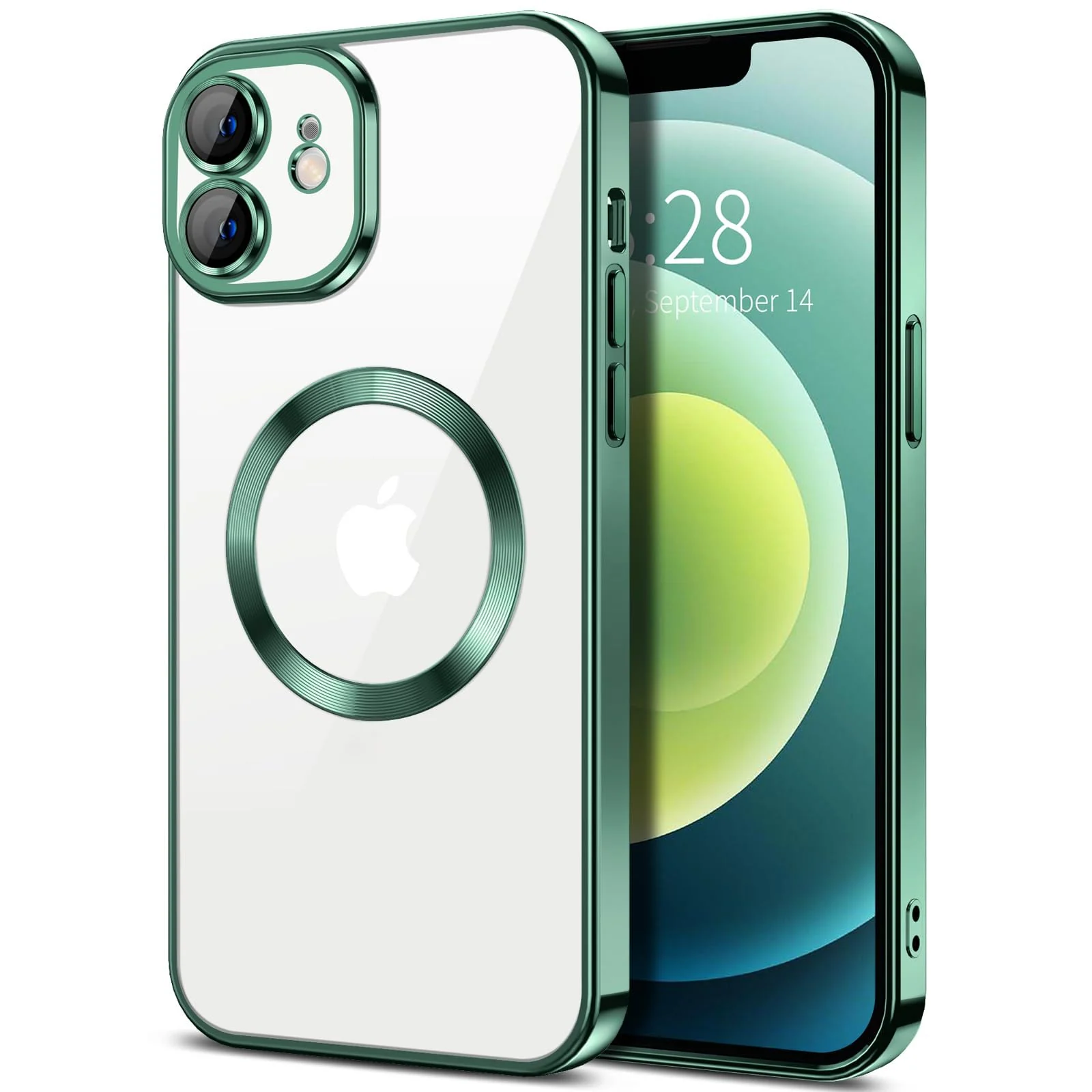 DL3 Mobilak Plated-Edge TPU Protective Case with Camera Protection for iPhone 11 - Green