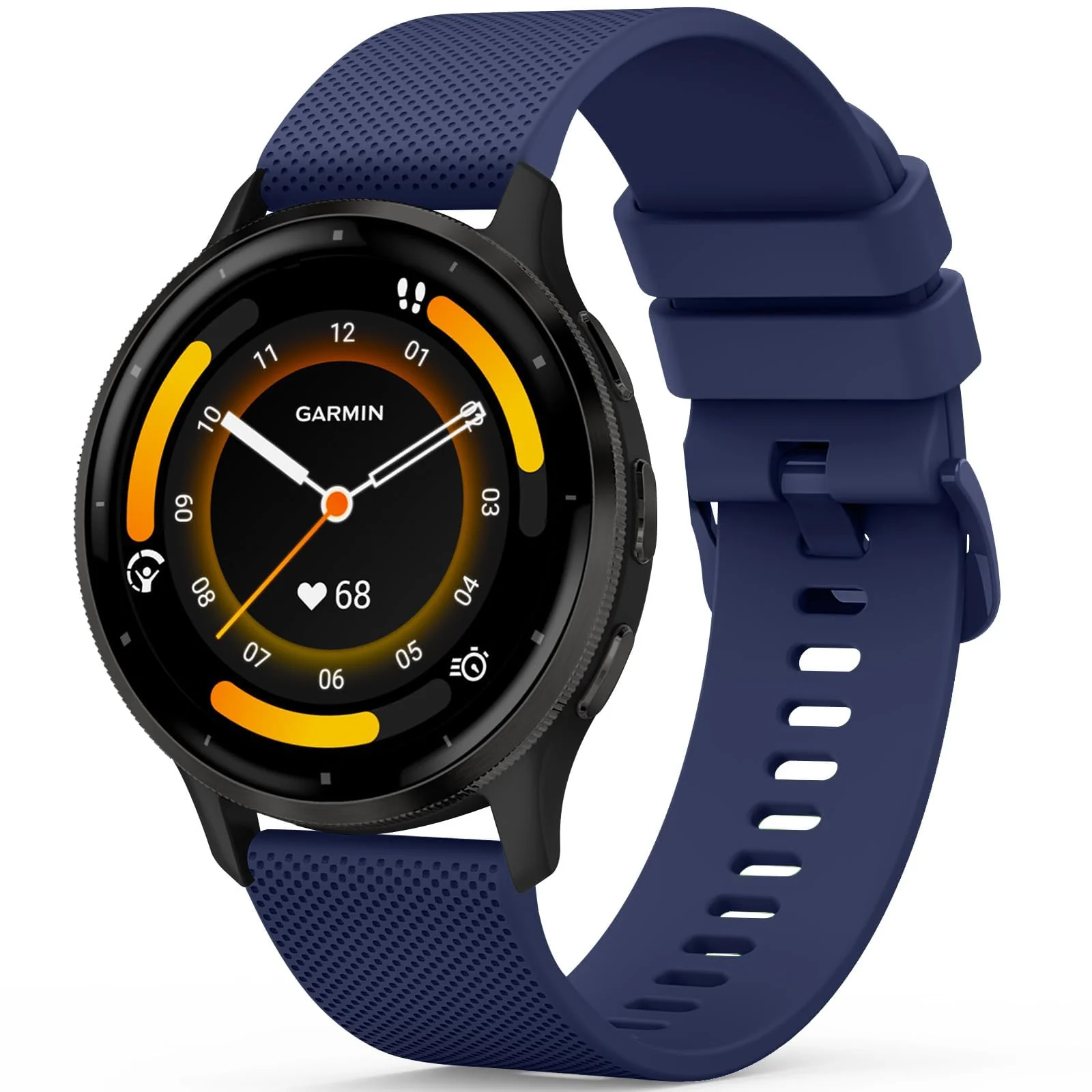 DL3 Mobilak Silicone Buckle Band 22MM Strap Compatible with Samsung Galaxy Watch 3 45mm/Watch 46mm/Gear S3/Huawei watch GT4 GT3 46MM/Huawei Watch 3&4/3&4 Pro/GT2E/GT2 Pro/GT GT2 46MM/Amazfit - Blue