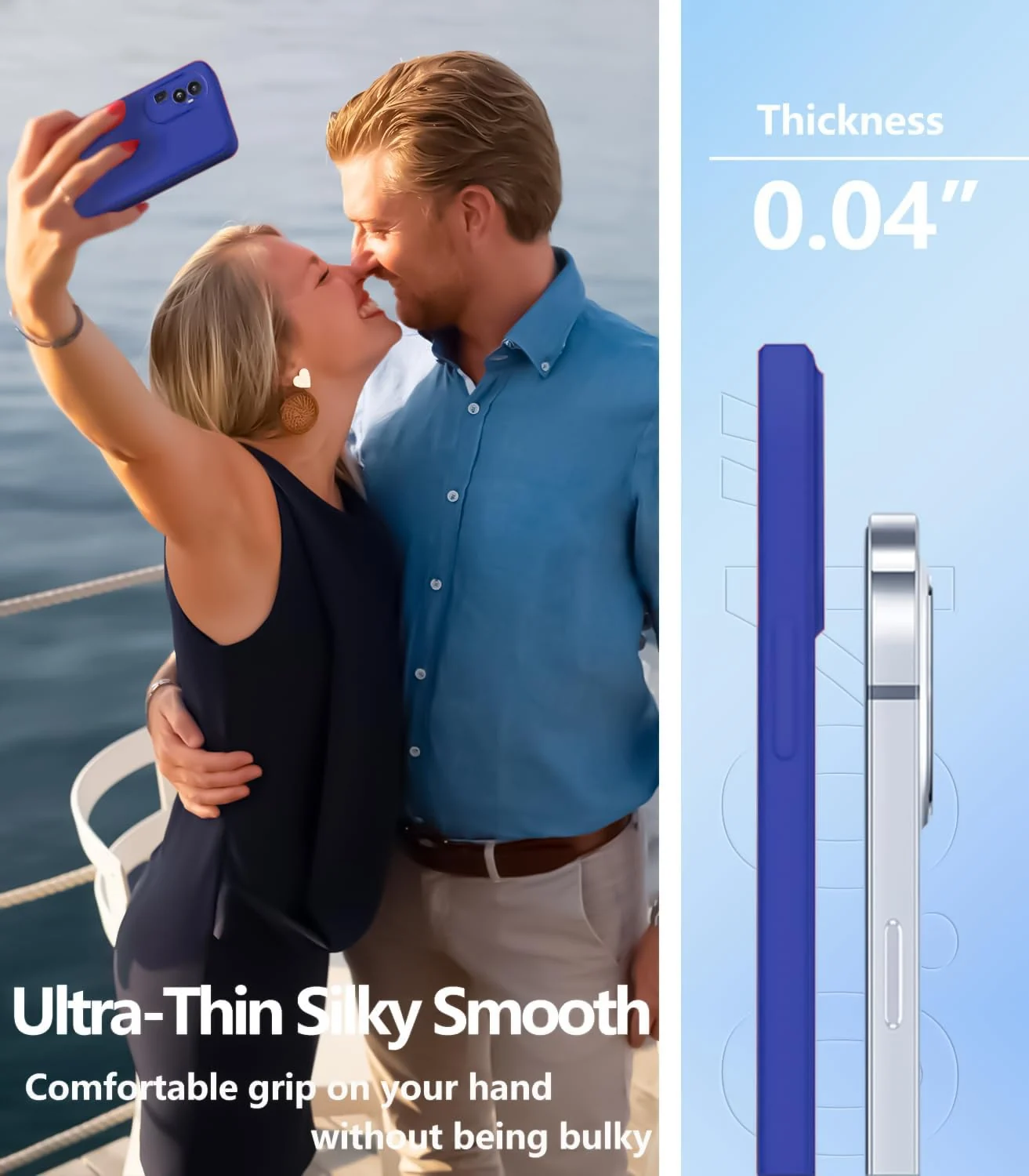 DL3 Mobilak Liquid Silicone Protective Case with Soft Microfiber Lining with Full Camera Protection for OPPO Reno 10 Pro+ Plus 5G - Pepsi