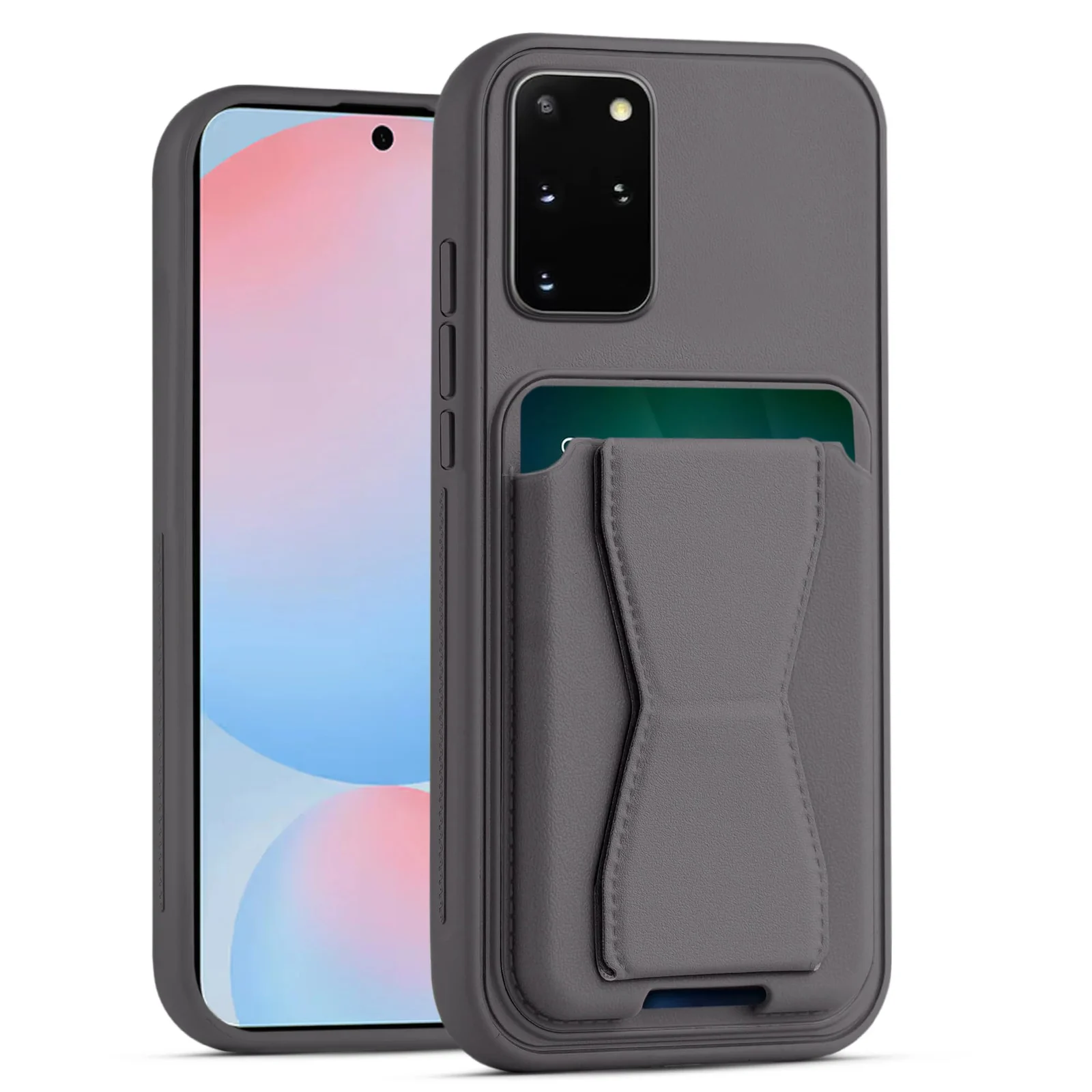 Samsung Galaxy S20+ Plus — DL3 Mobilak Leather Wallet Case for Samsung Galaxy S20 + Plus, Camera protection, Shock-absorbing protection, Built-in kickstand