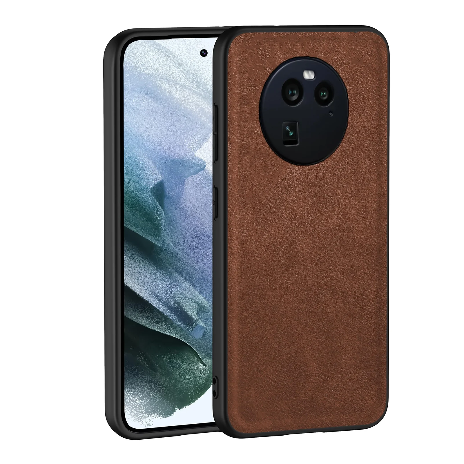 DL3 Mobilak Leather Protective Case for OPPO Find X6 Pro, Shock-absorbing protection, Scratch-resistant surface, Non-slip grip