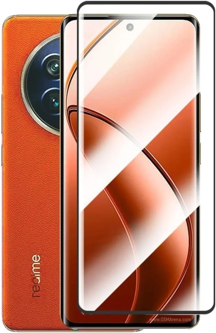 DL3 Mobilak Screen Protector for realme P1 Pro 5G, Tempered Glass Screen Saver Premium HD Protective, Scratch Resistant, NO-Bubble, 9H Hardness, Full Coverage Film - Clear