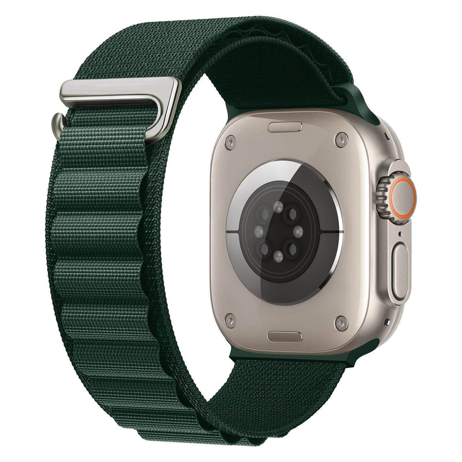 Apple Watch Ultra 2 / Ultra 49MM 45MM 44MM 42MM — DL3 Mobilak Trail/Alpine Loop Nylon Band Compatible with Apple Watch Ultra 2/Ultra Band 49mm 45mm 44mm 42mm, Adjustable with Metal C-Hook Strap for iWatch Ultra Series 9/8/7/6/5/4/3/2/1/SE2/SE