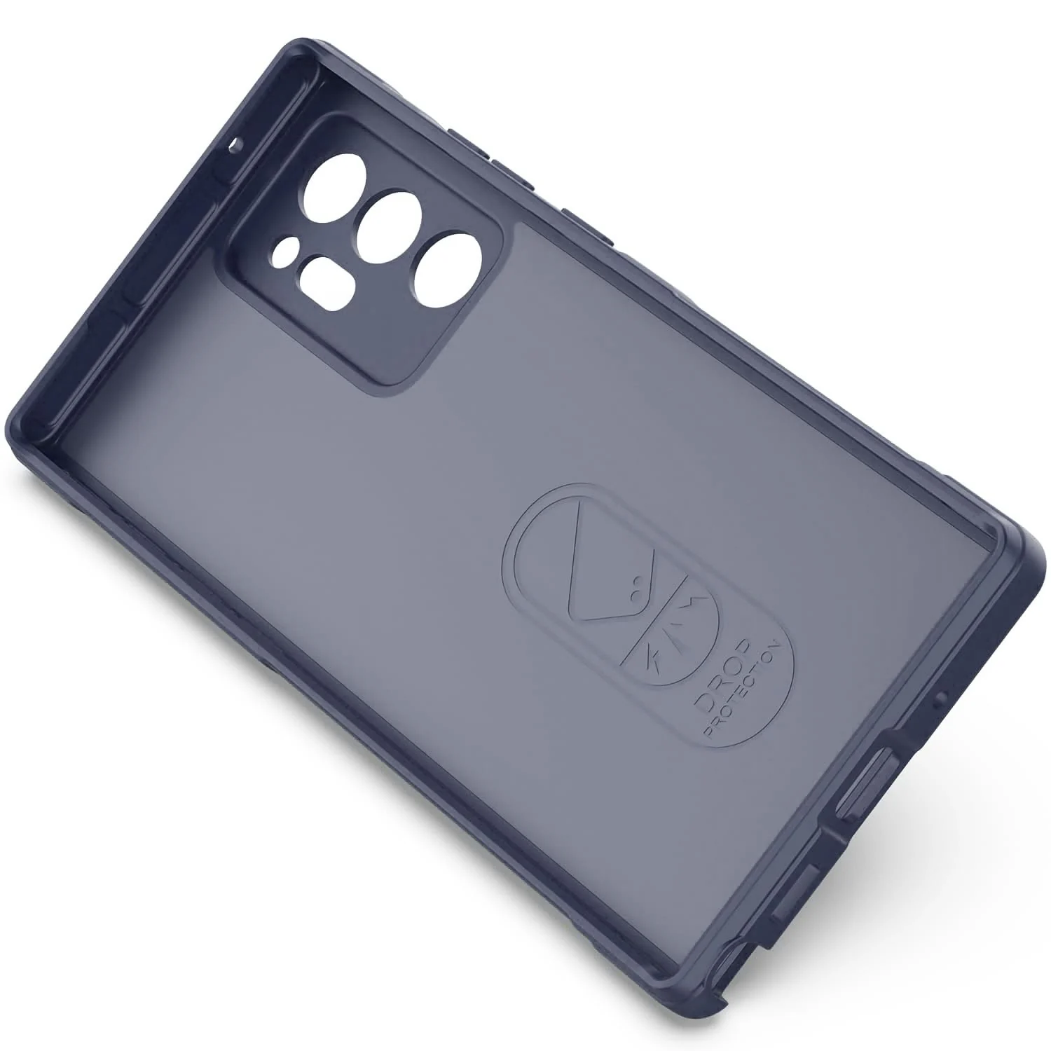 DL3 Mobilak Flexible Silicone and TPU Protective Case with Camera Protection for Samsung Galaxy Note 20 Ultra - Blue