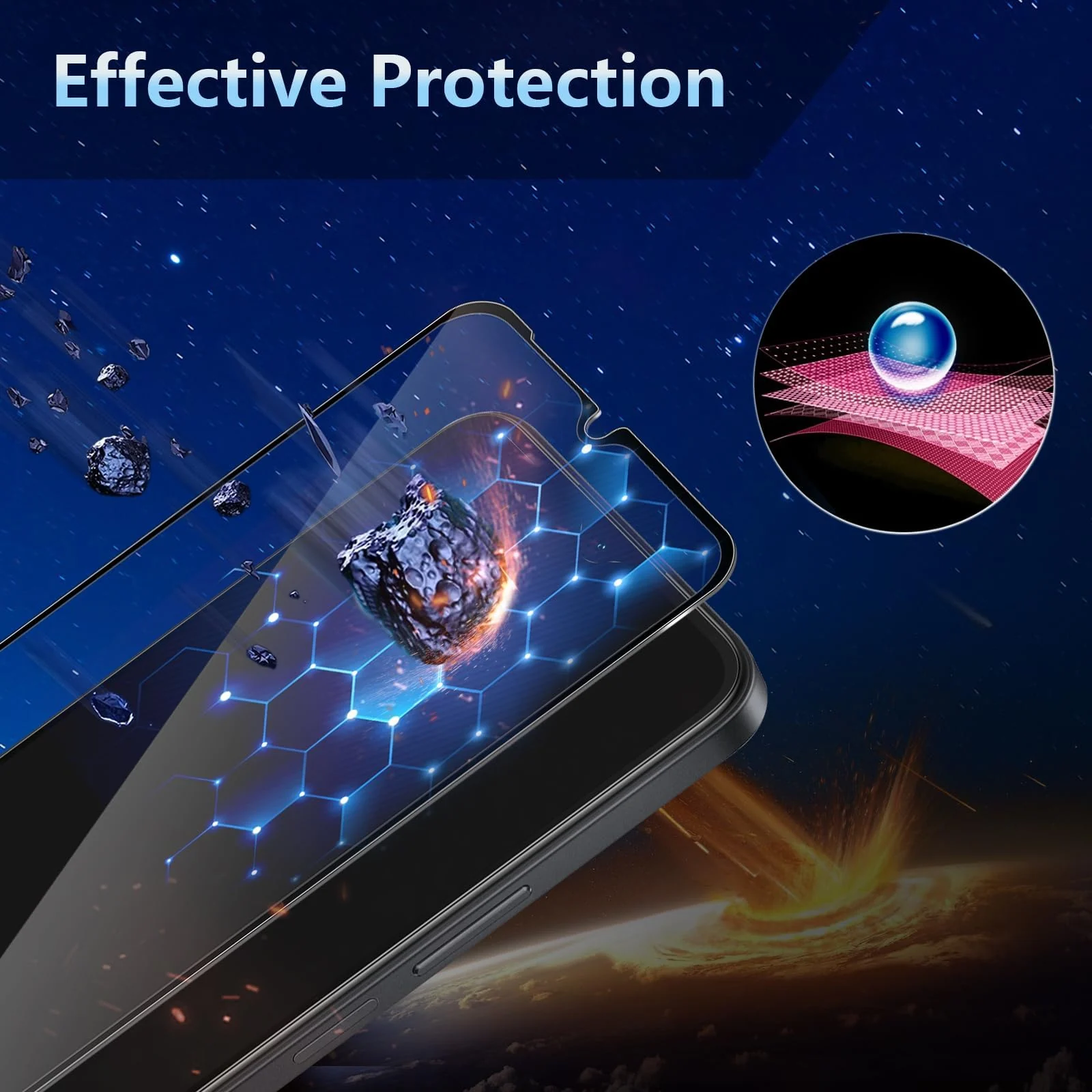 DL3 MOBILAK 9H Tempered Glass Screen Protector for Xiaomi Redmi Note 8, Clear