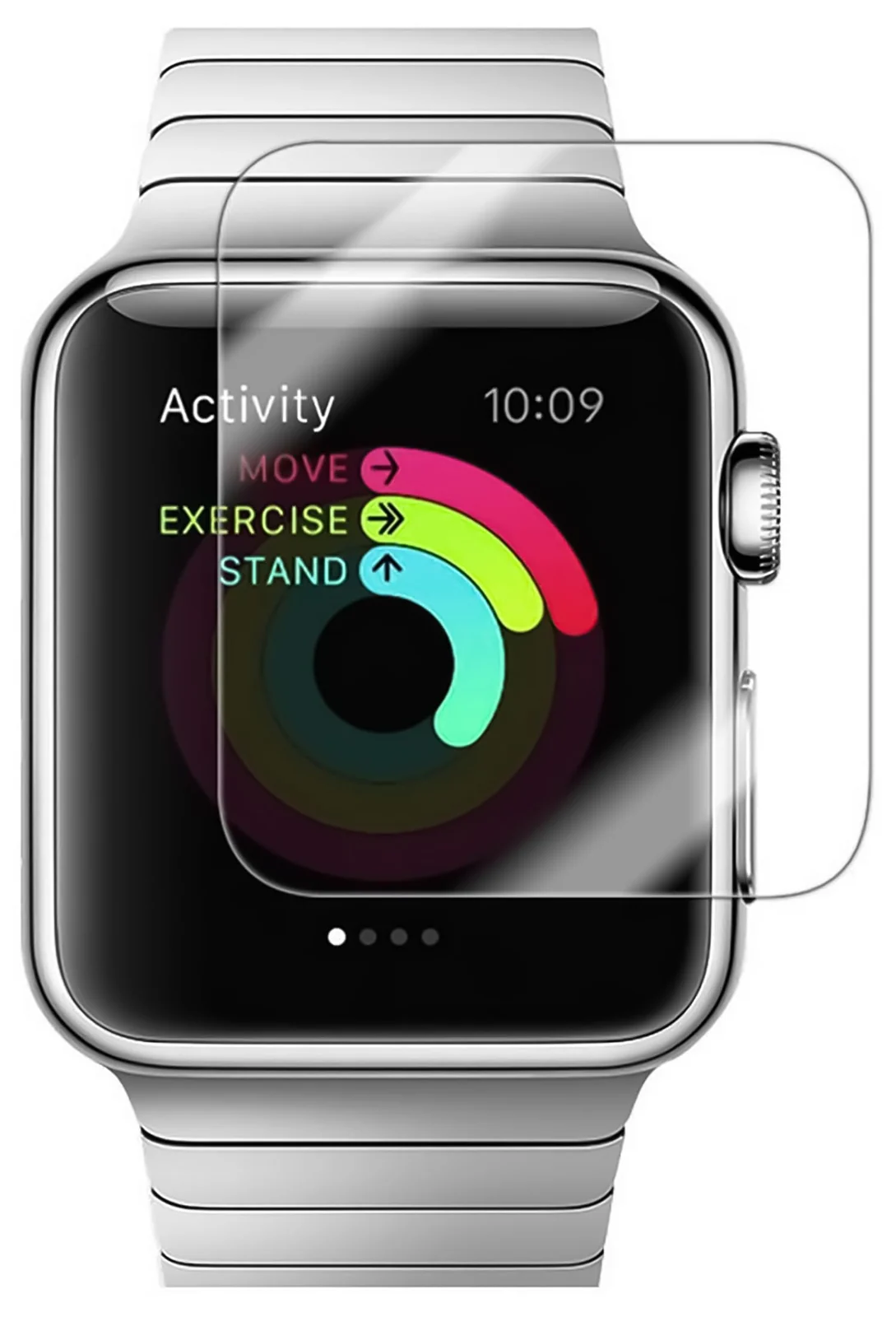 DL3 Mobilak for Apple Watch Series 9/8/7 Screen Protector 45mm, 9H Tempered Glass Bubble Free Waterproof Infinite HD Shield for Apple Watch 7/8/9 45mm (2022) - Clear