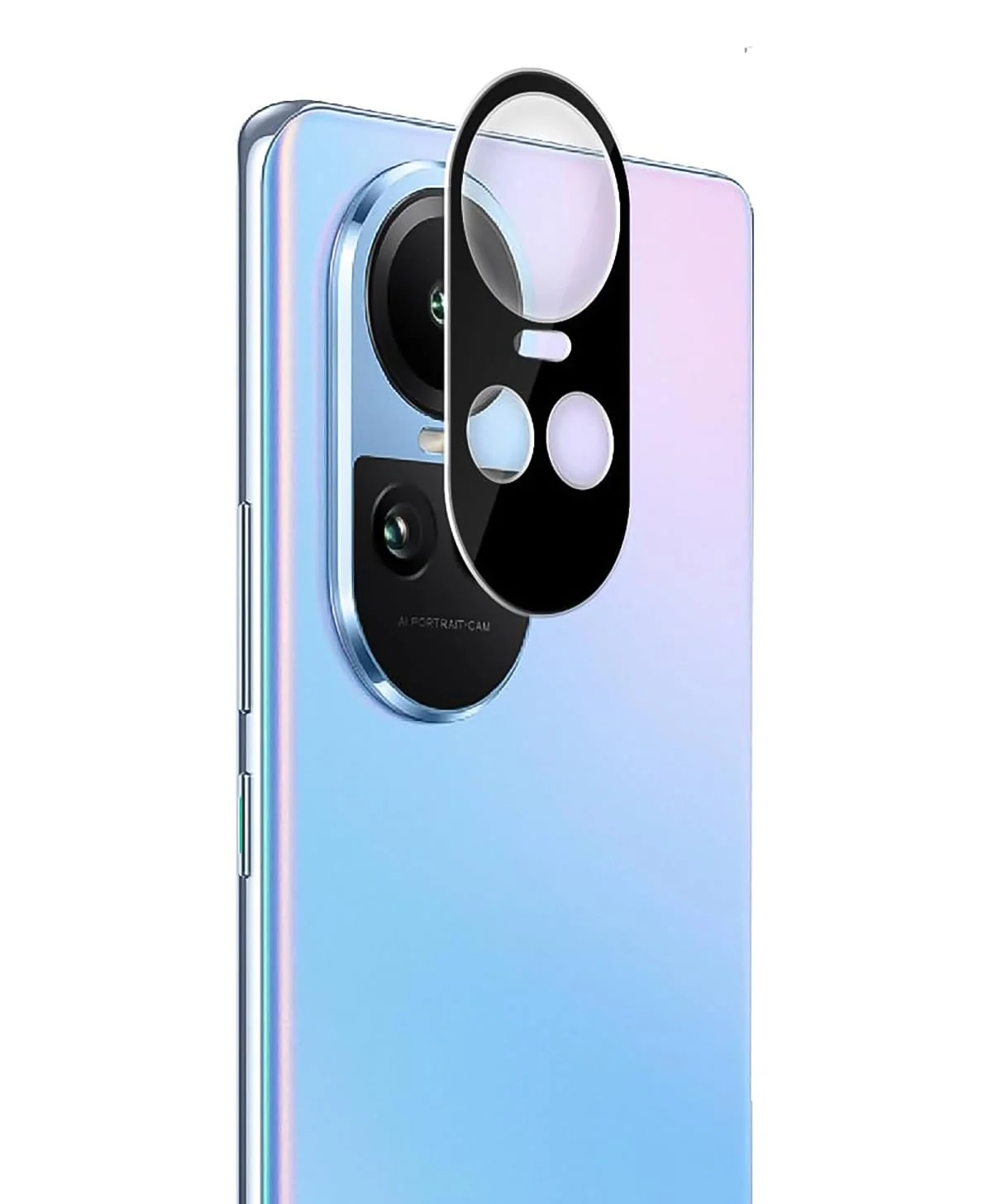 DL3 Mobilak OPPO Reno 10 5G / OPPO Reno 10 Pro 5G Camera Lens Protector Tempered Glass Screen Protector HD [Full Coverage][Anti-Scratch] Drop Protection Ultra Clear/Thin Lens Protector Case - Black